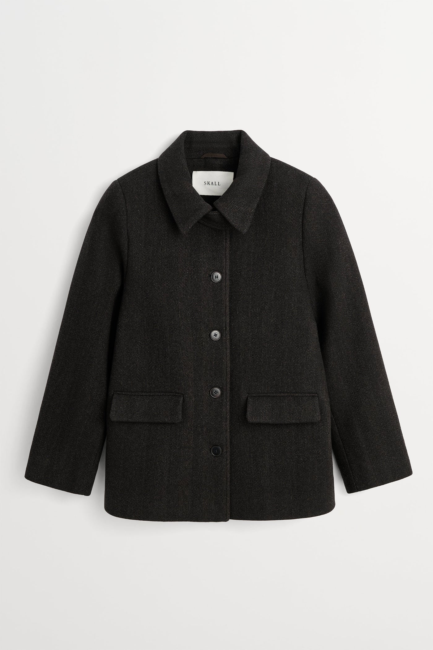 Skall Studio Alfred jacket Jacket Brown herringbone
