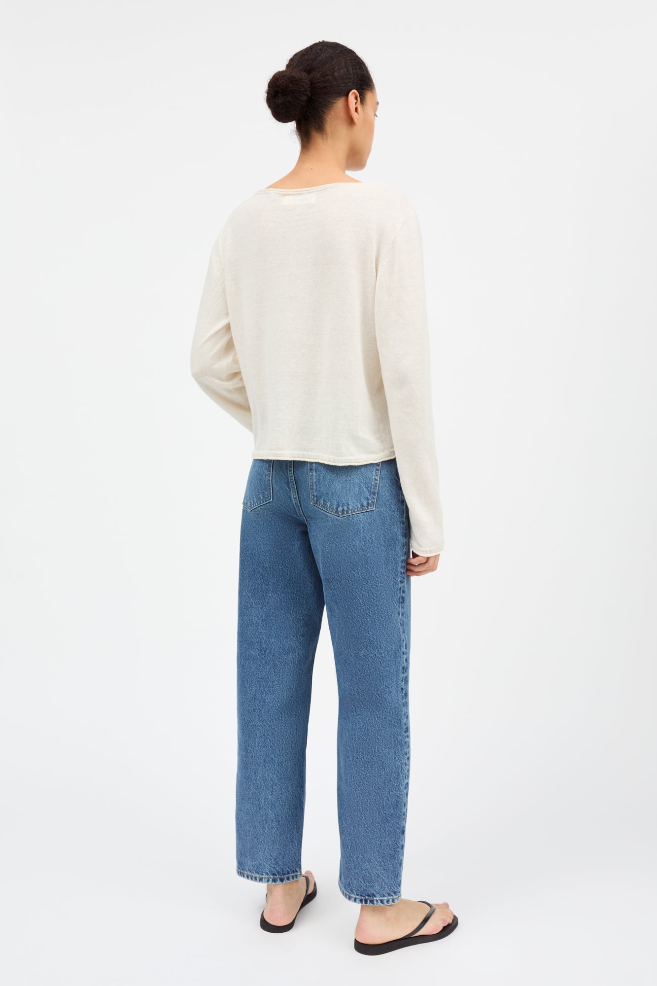 Skall Studio Allison cropped jeans Jeans Slouchy blue
