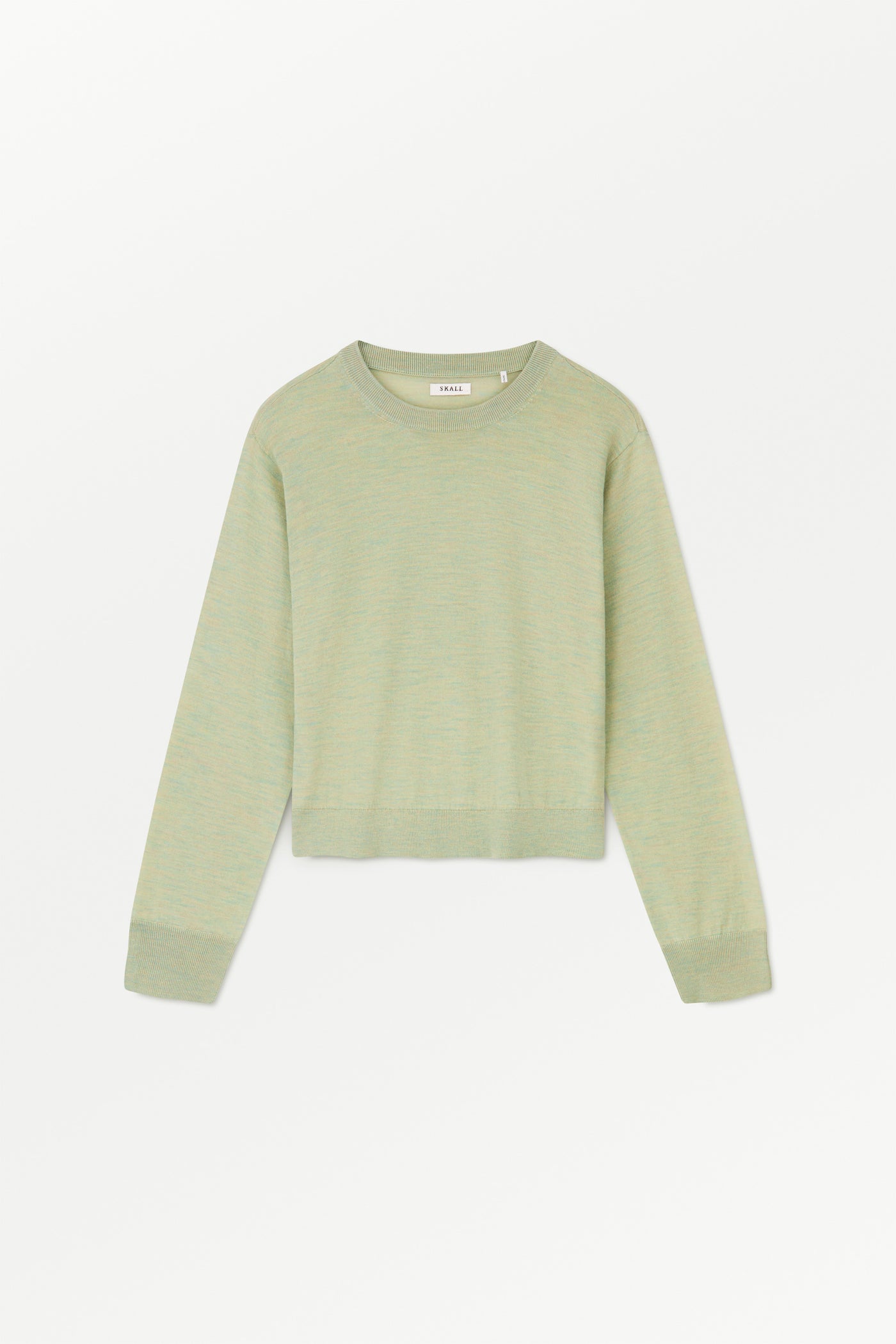 Skall Studio Amara o-neck jumper Jumper Light green mélange