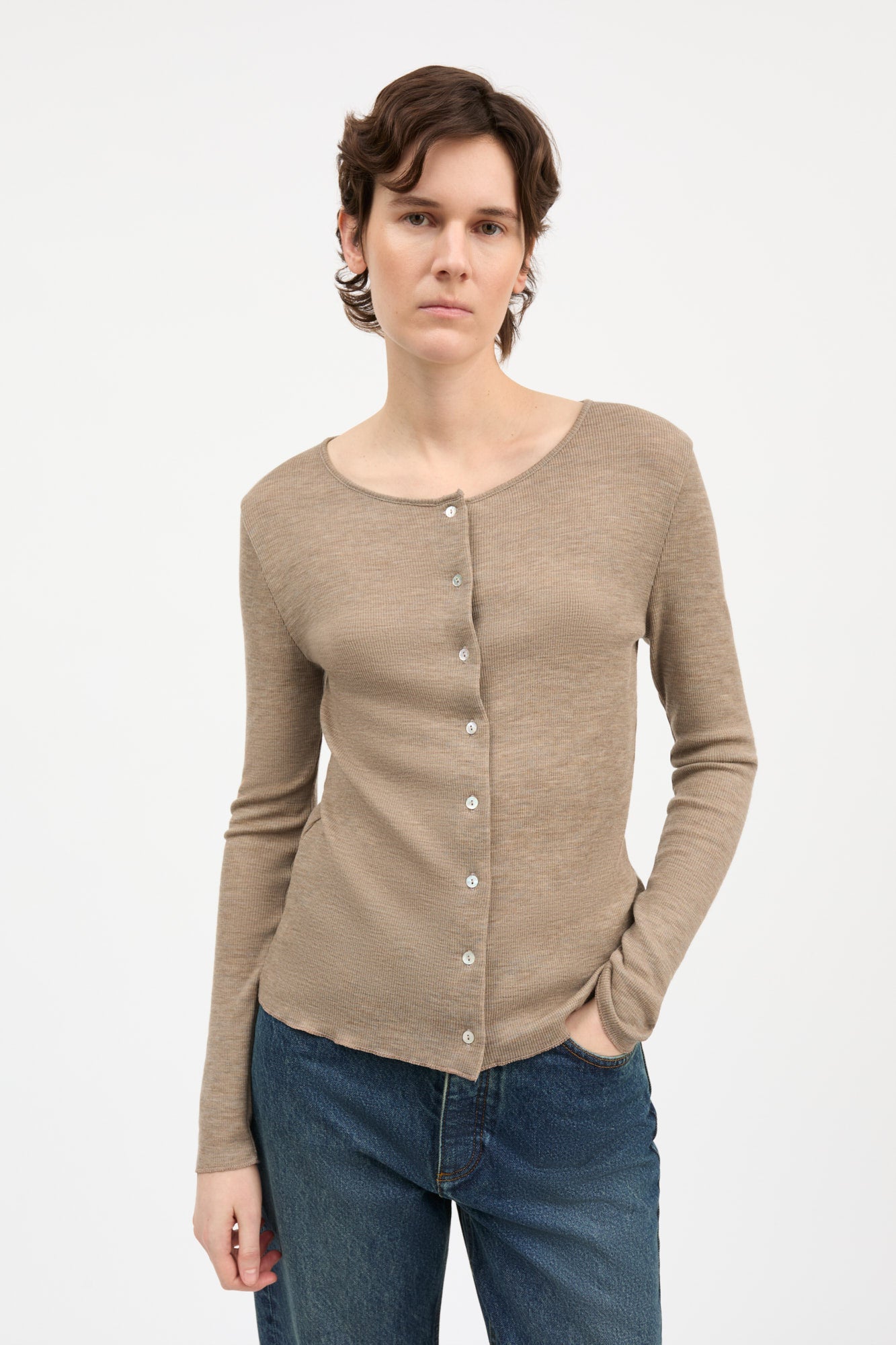 Skall Studio Amy cardigan Cardigan Brown