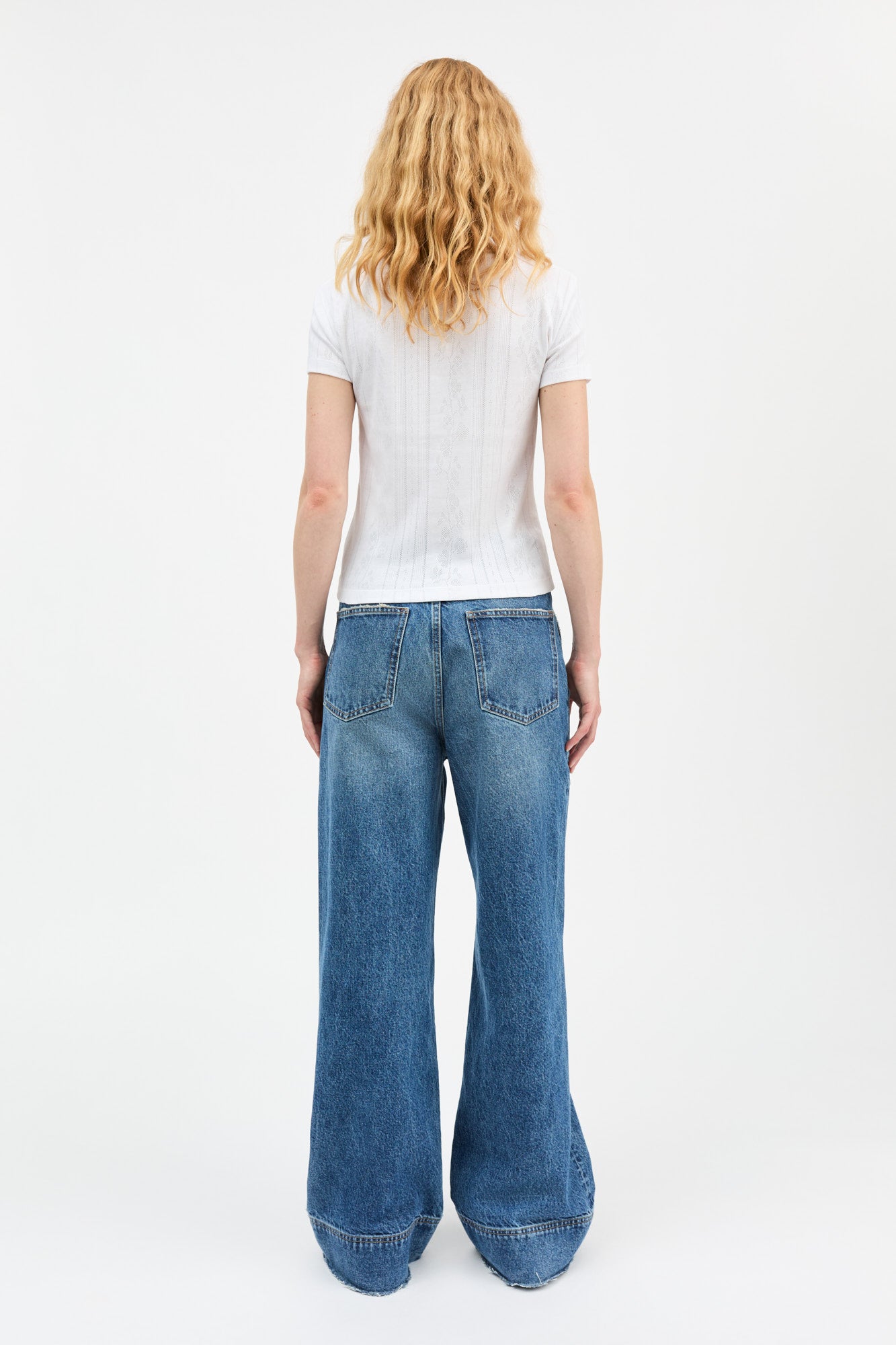 Skall Studio Anna cap sleeve tee Tee Optic white
