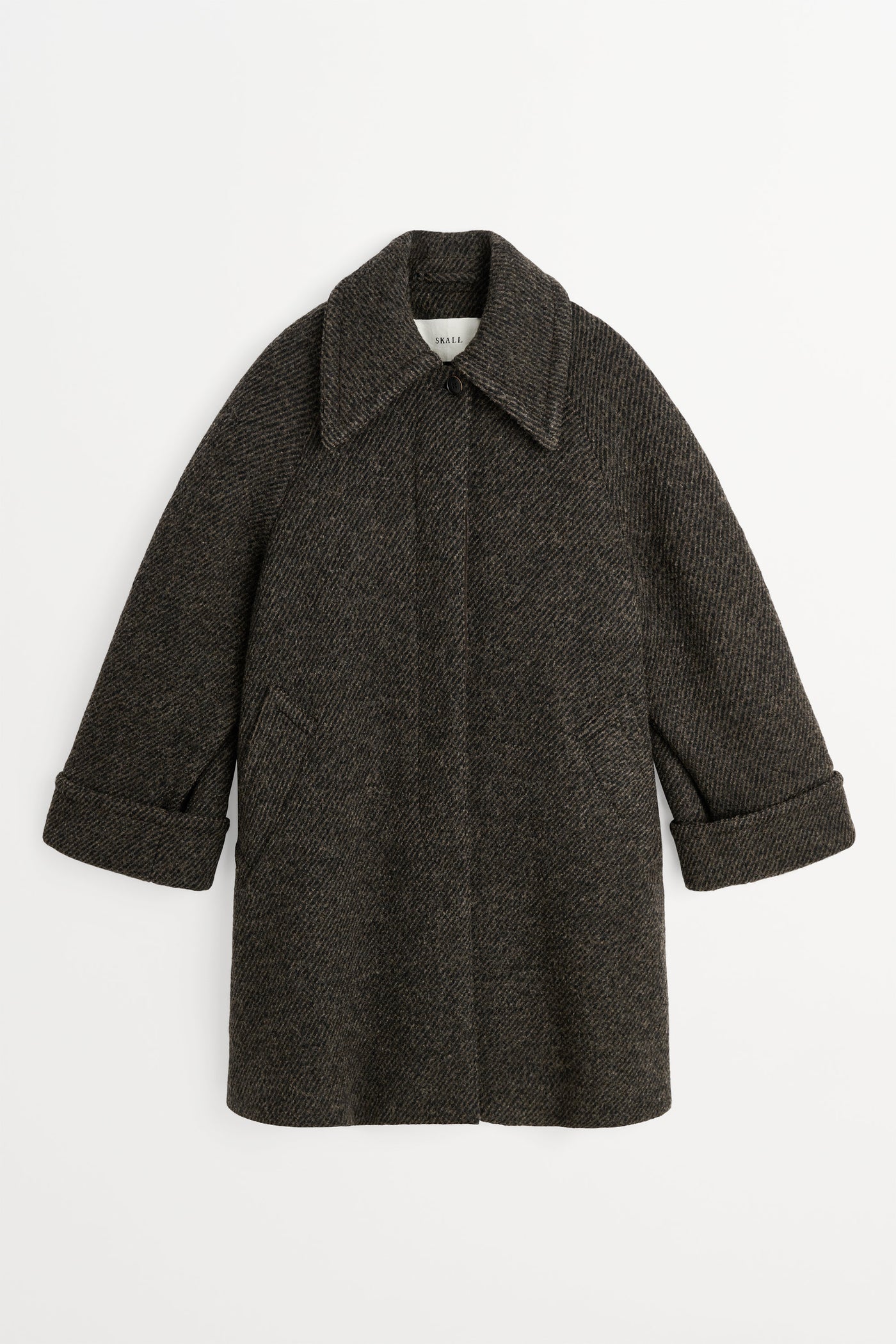 Skall Studio Beate coat Coat Brown/Black twill
