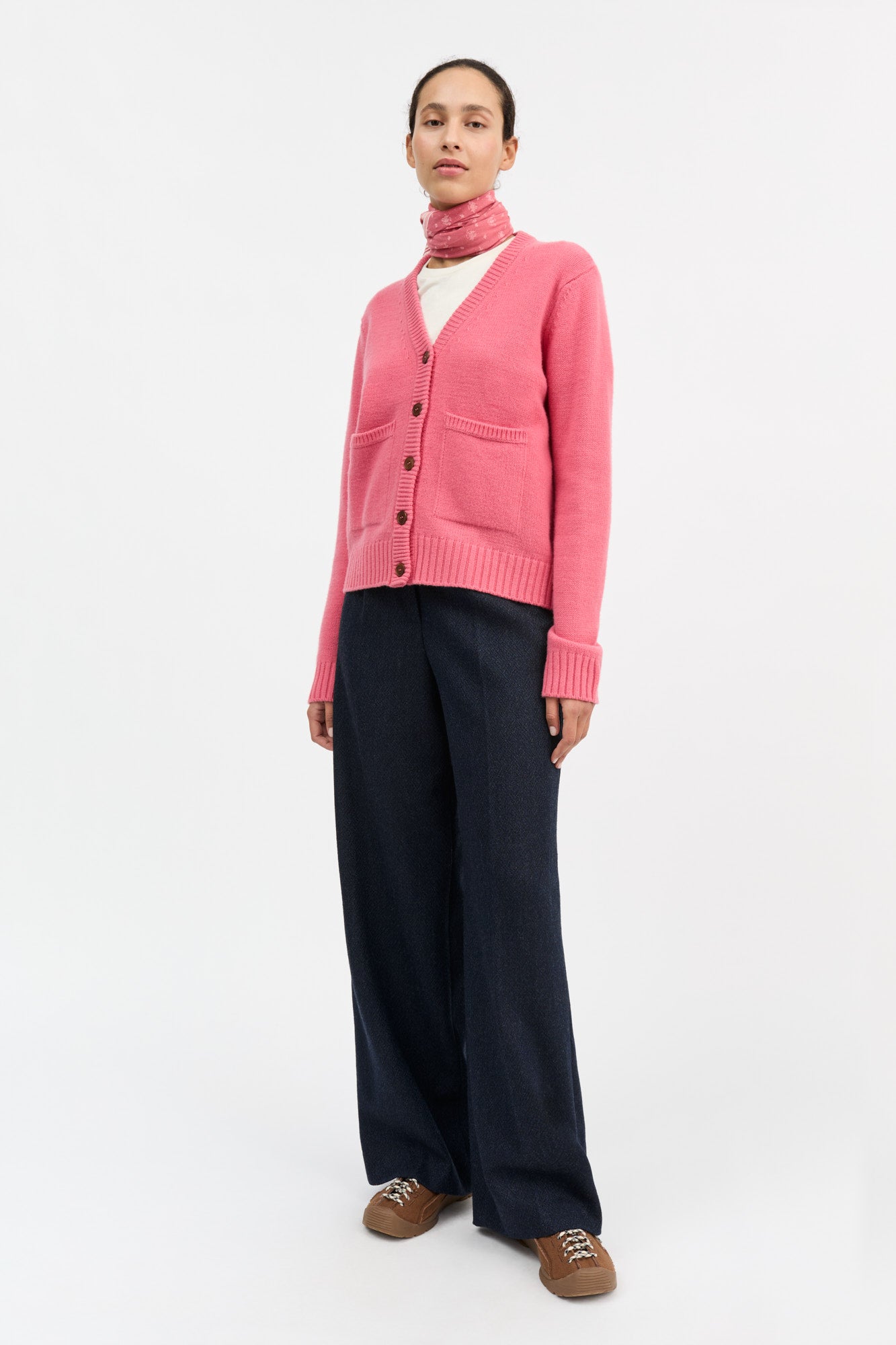 Skall Studio Beti cardigan Cardigan Hot pink