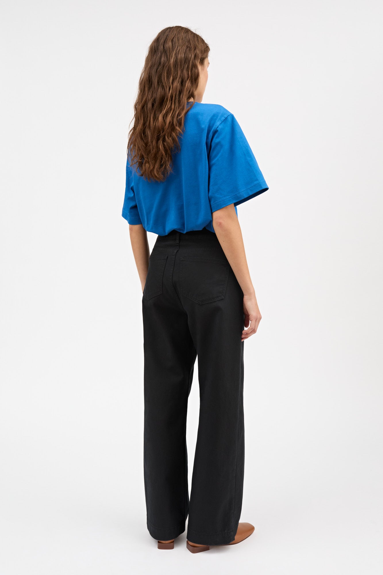 Skall Studio Boyfriend tee Tee Classic blue