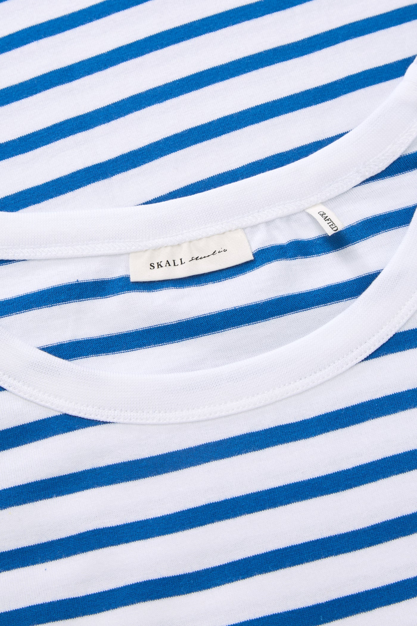 Skall Studio Boyfriend tee Tee Classic blue/Optic white stripe