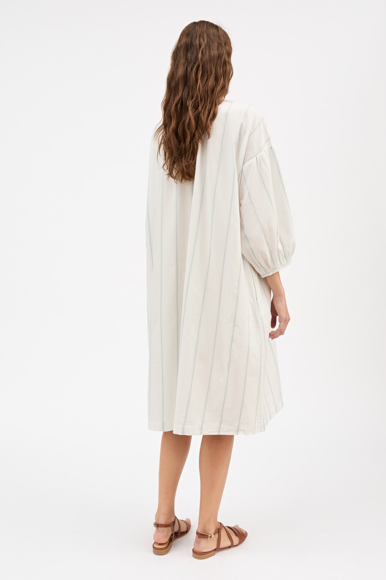 Skall Studio Cilie shirtdress Dress White/Navy stripe