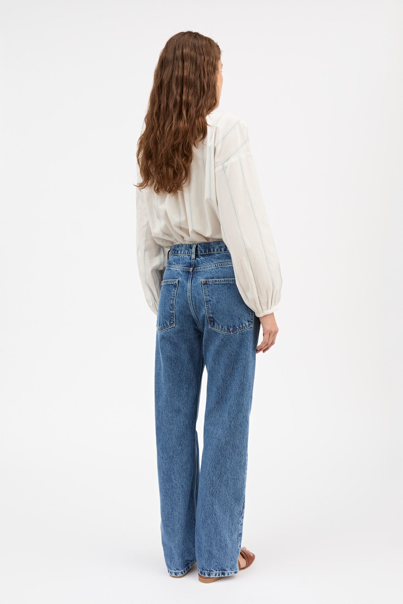 Skall Studio Cilla shirt Shirt White/Navy stripe