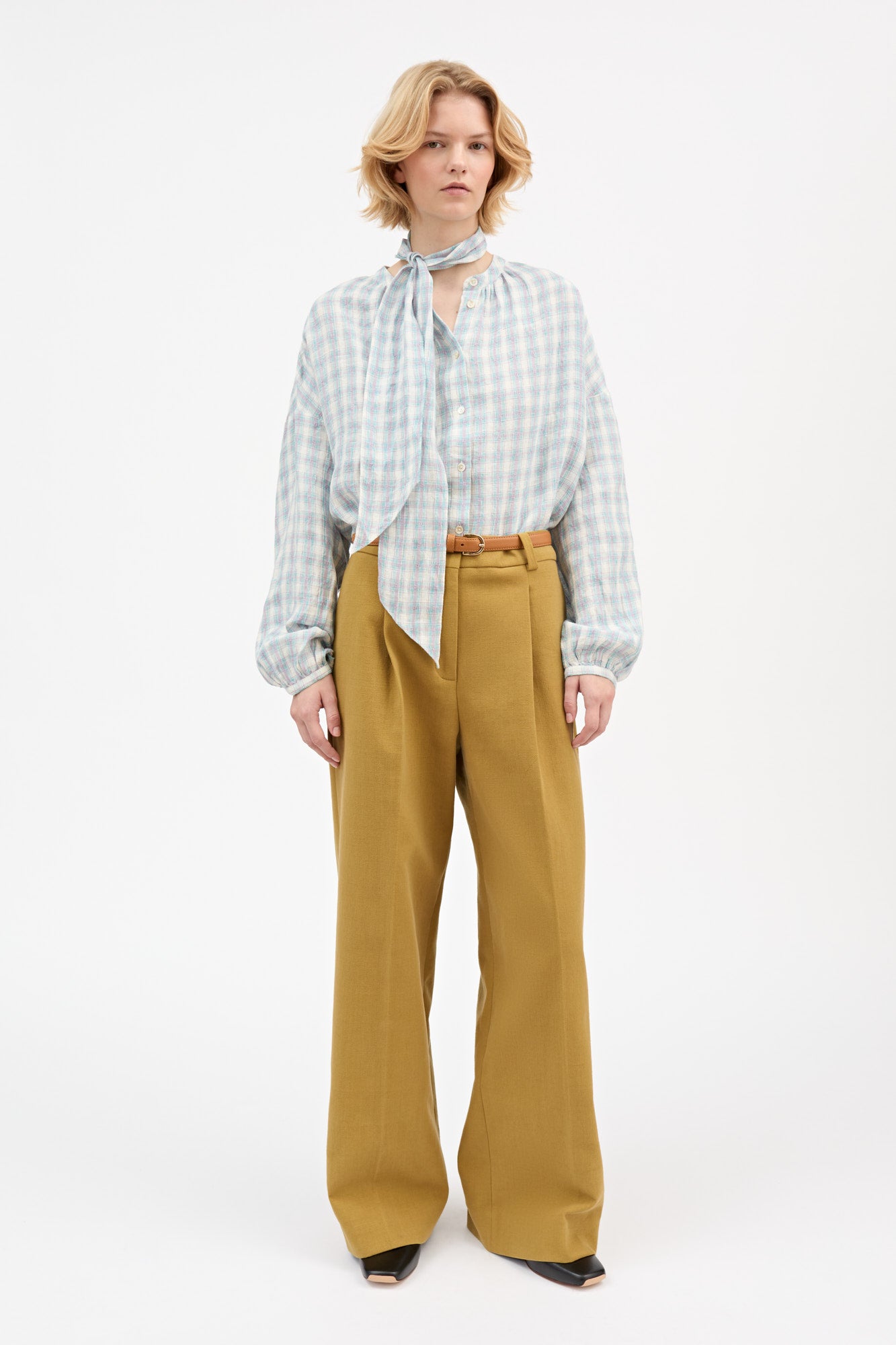 Skall Studio Cilla shirt Shirt Purple/blue check