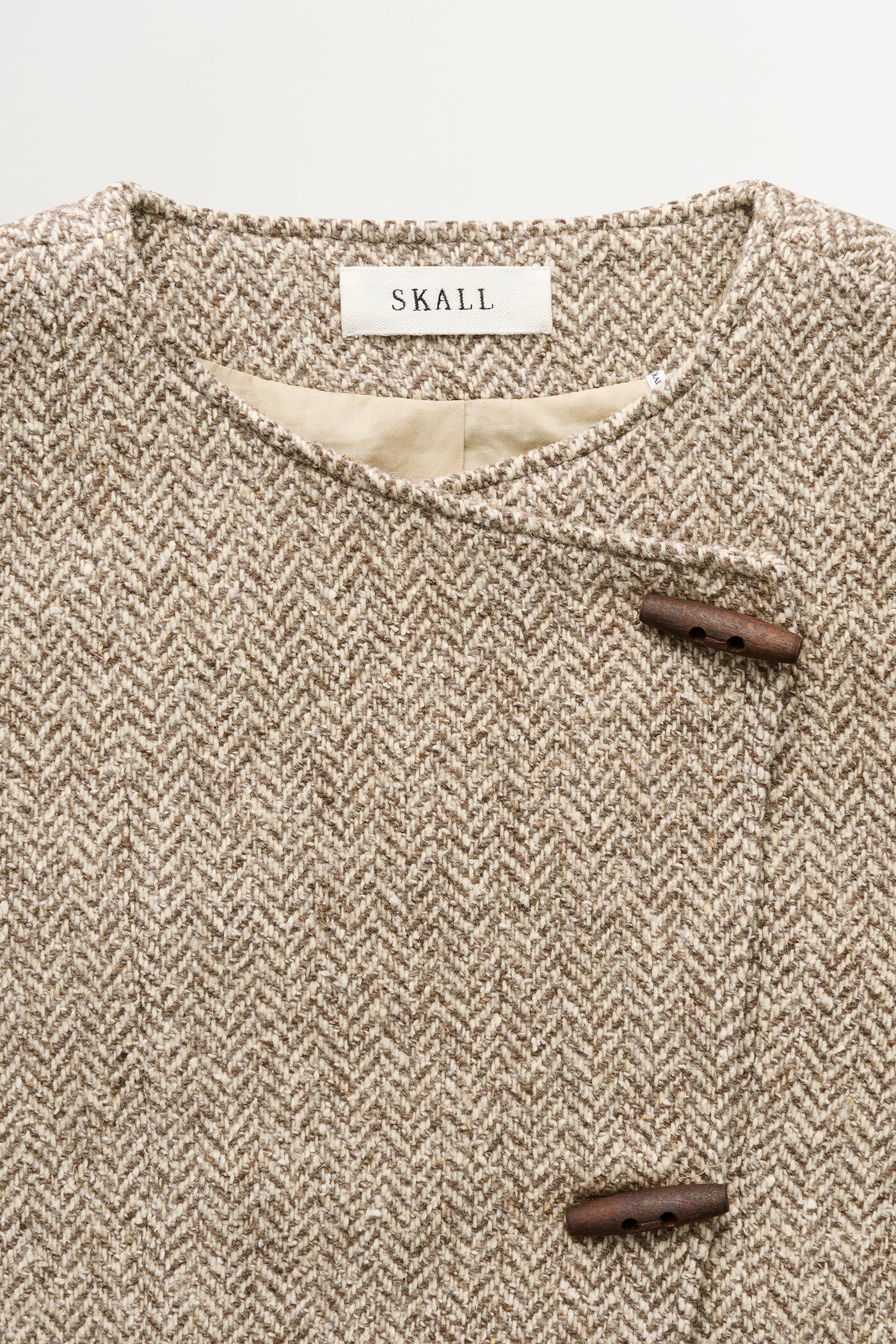 Skall Studio Clothilde blazer Blazer Brown/Cream herringbone