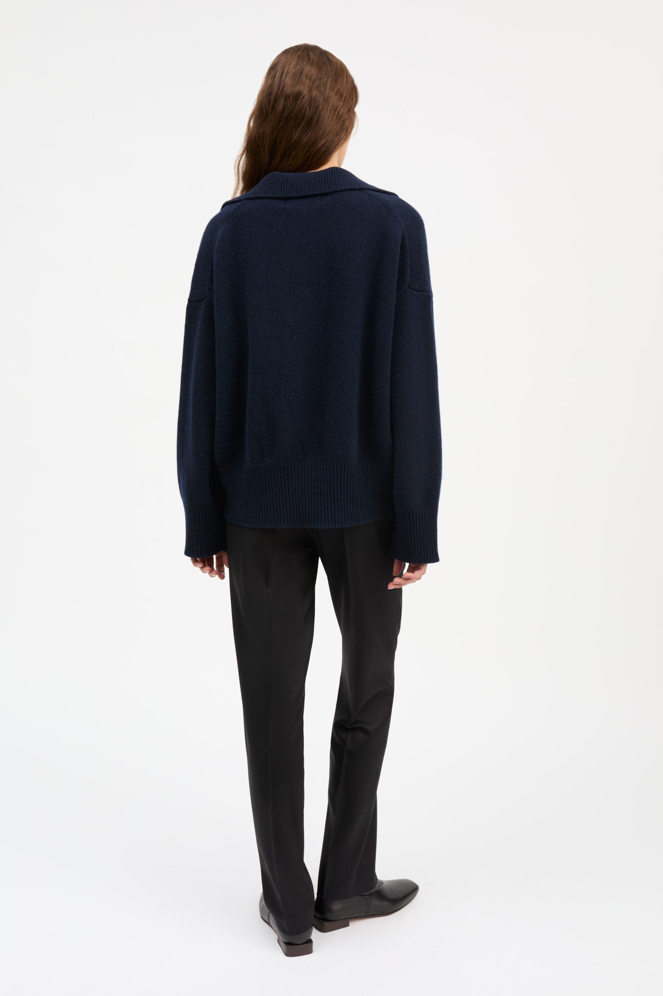 Skall Studio Dean V-neck jumper Jumper Navy
