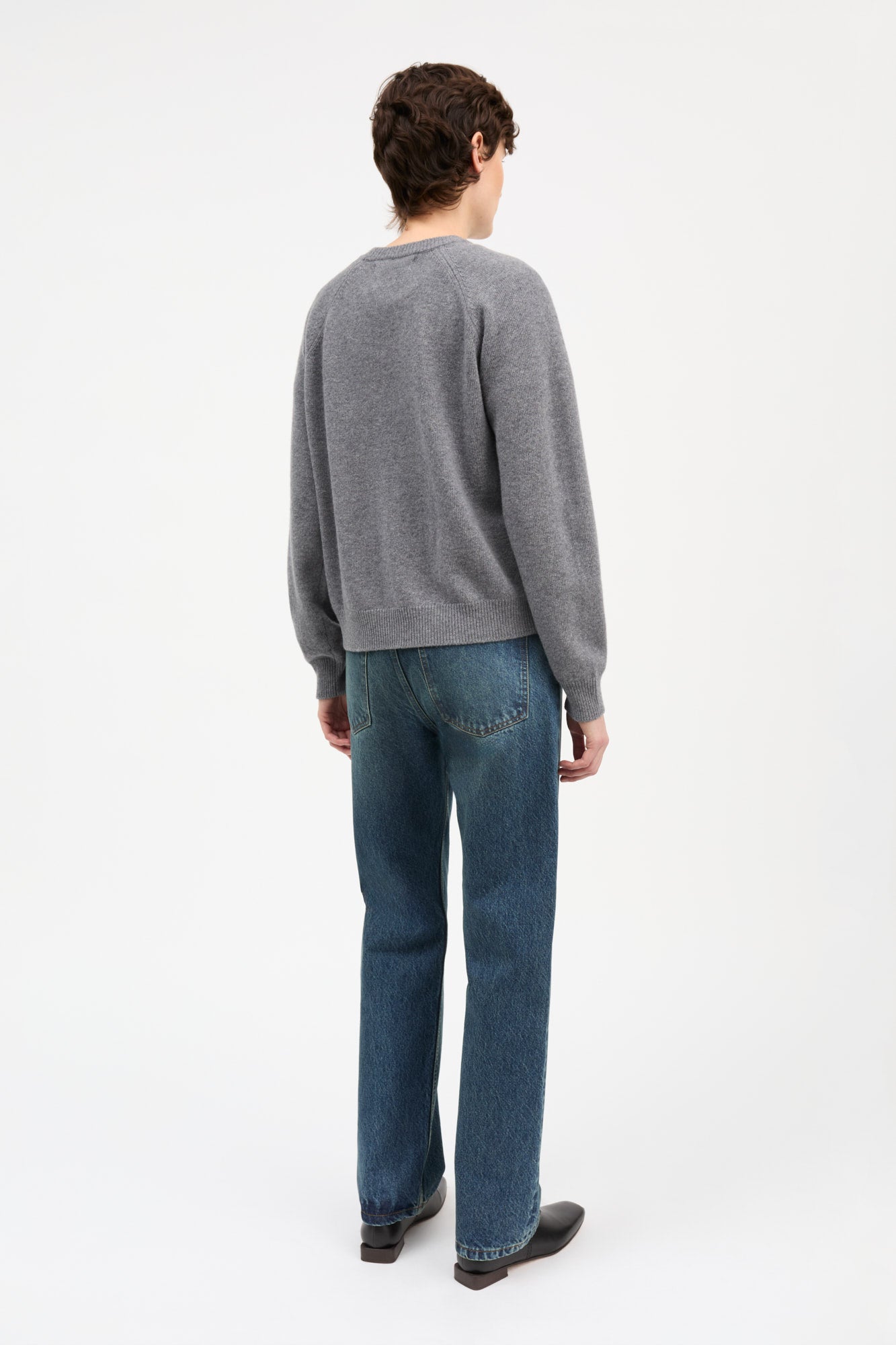 Skall Studio Drew o-neck Jumper Stone mélange