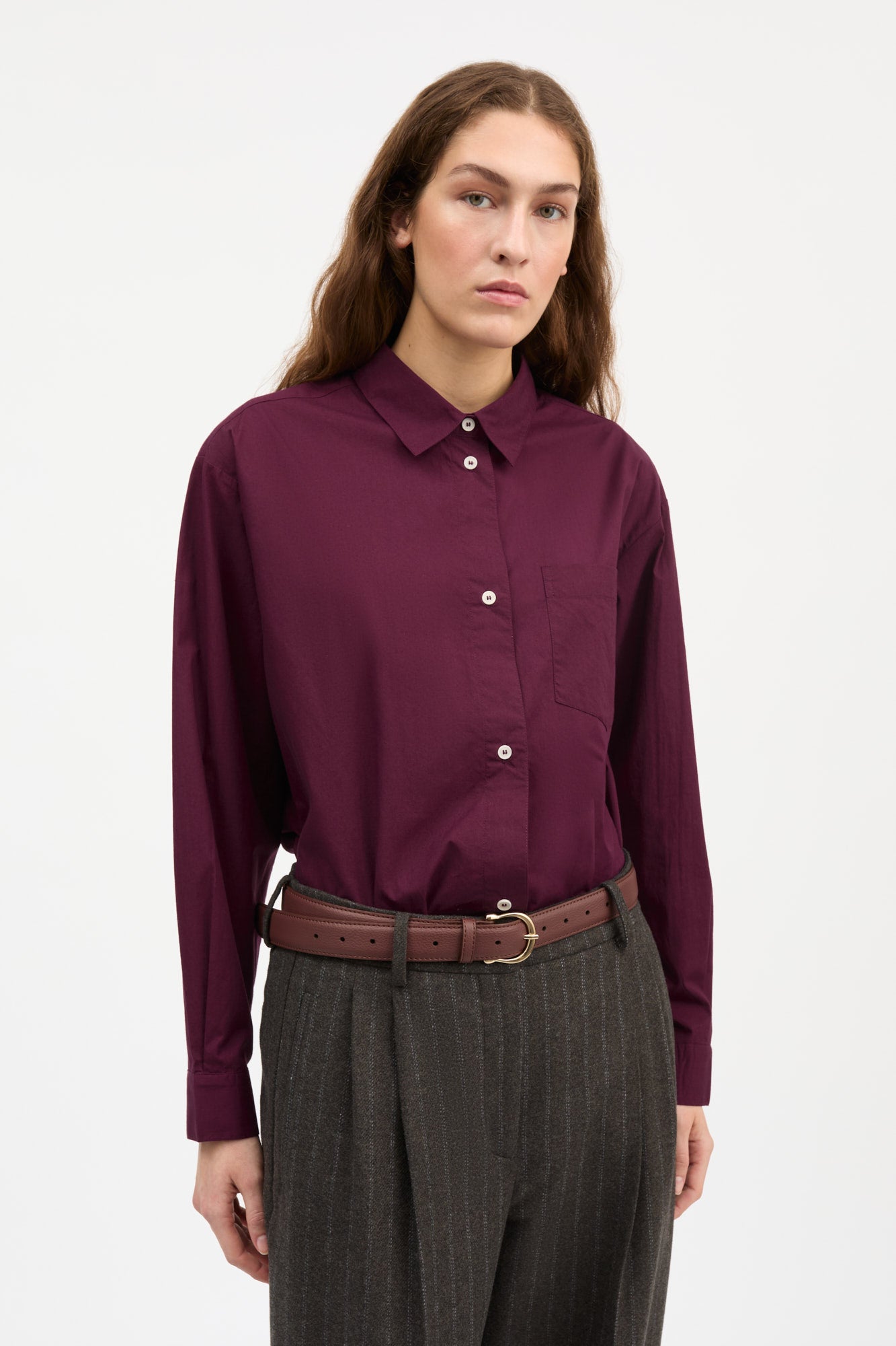 Skall Studio Edgar shirt Shirt Aubergine