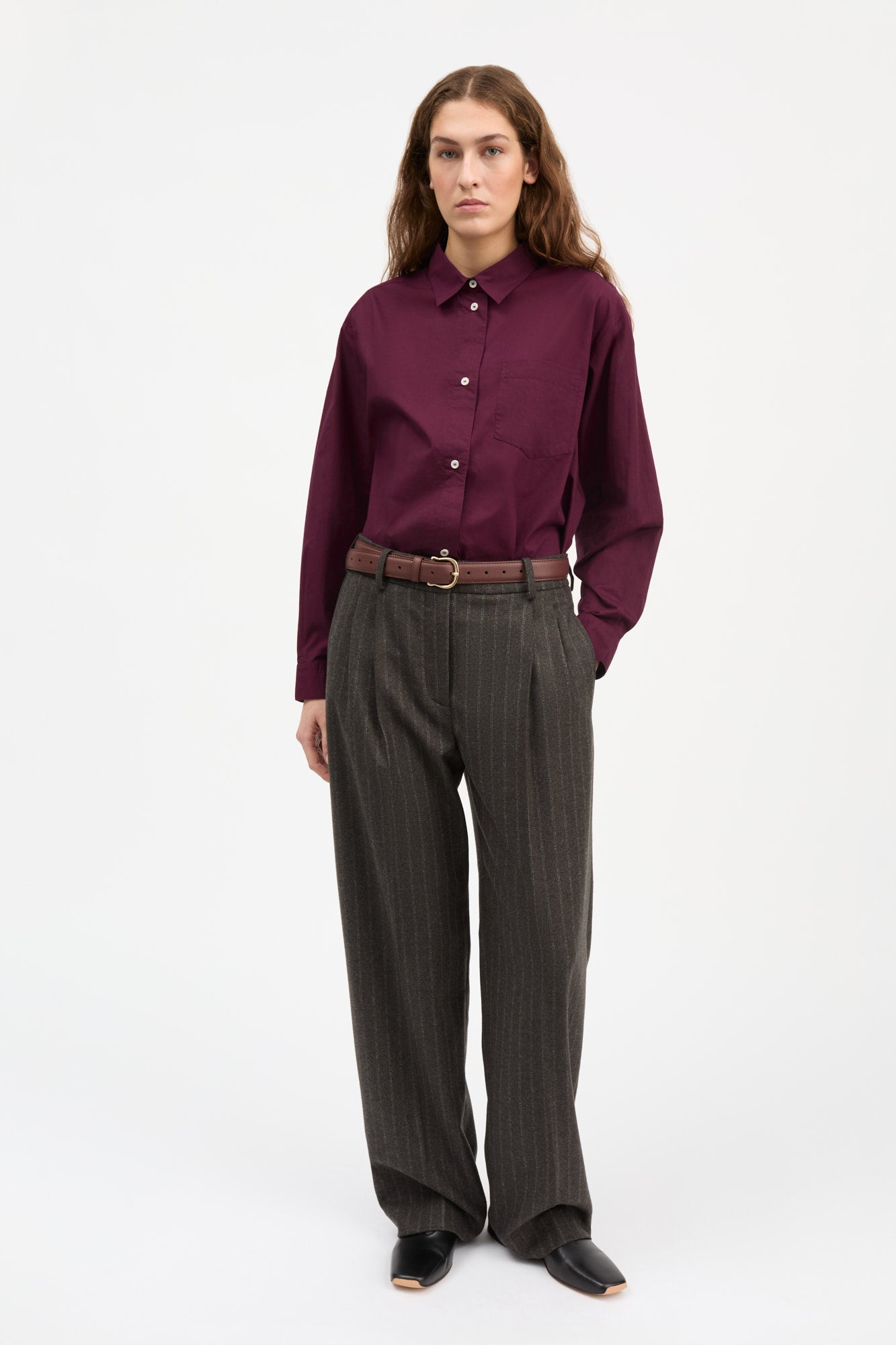 Skall Studio Edgar shirt Shirt Aubergine