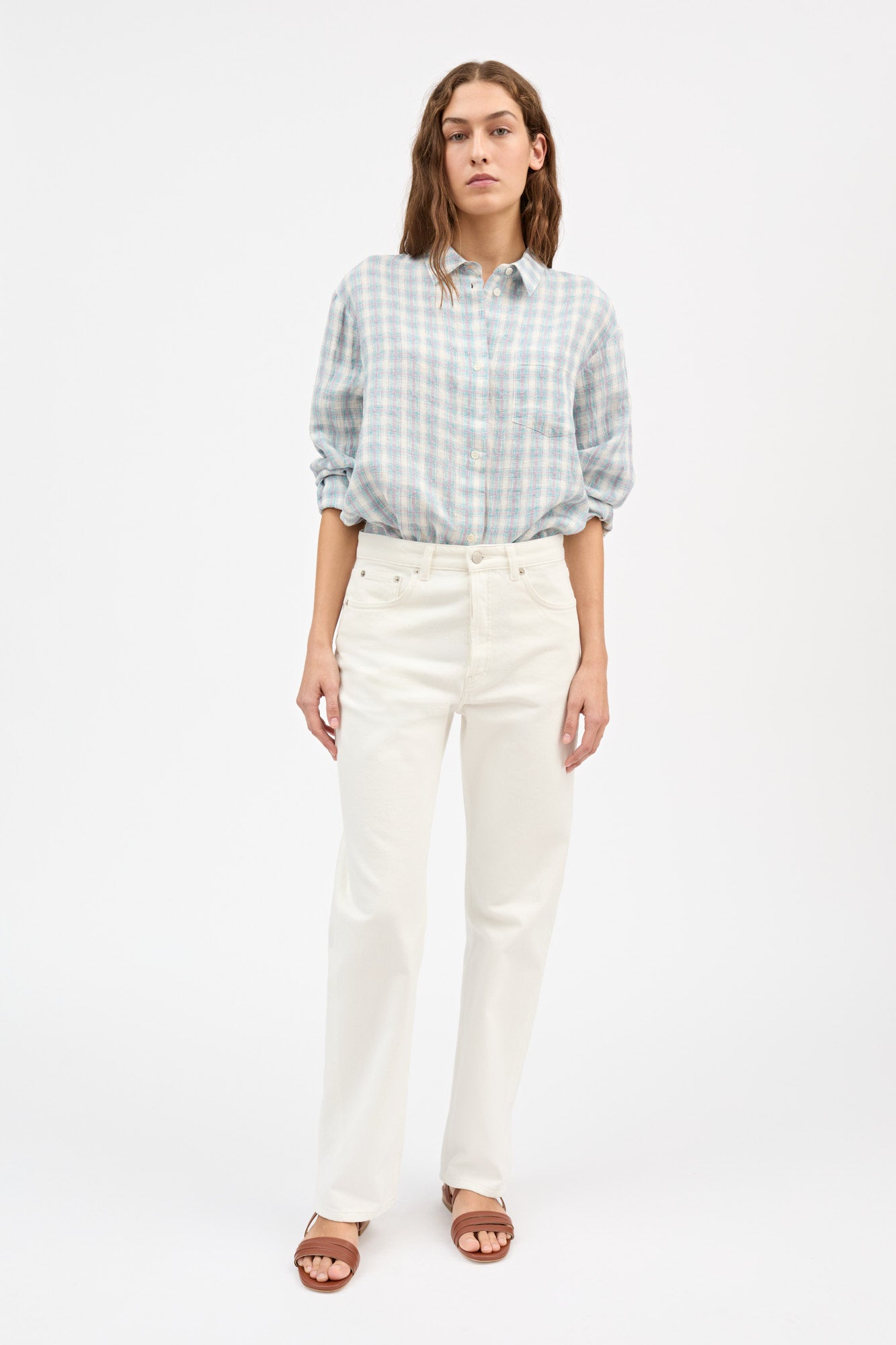 Skall Studio Edgar shirt Shirt Purple/blue check