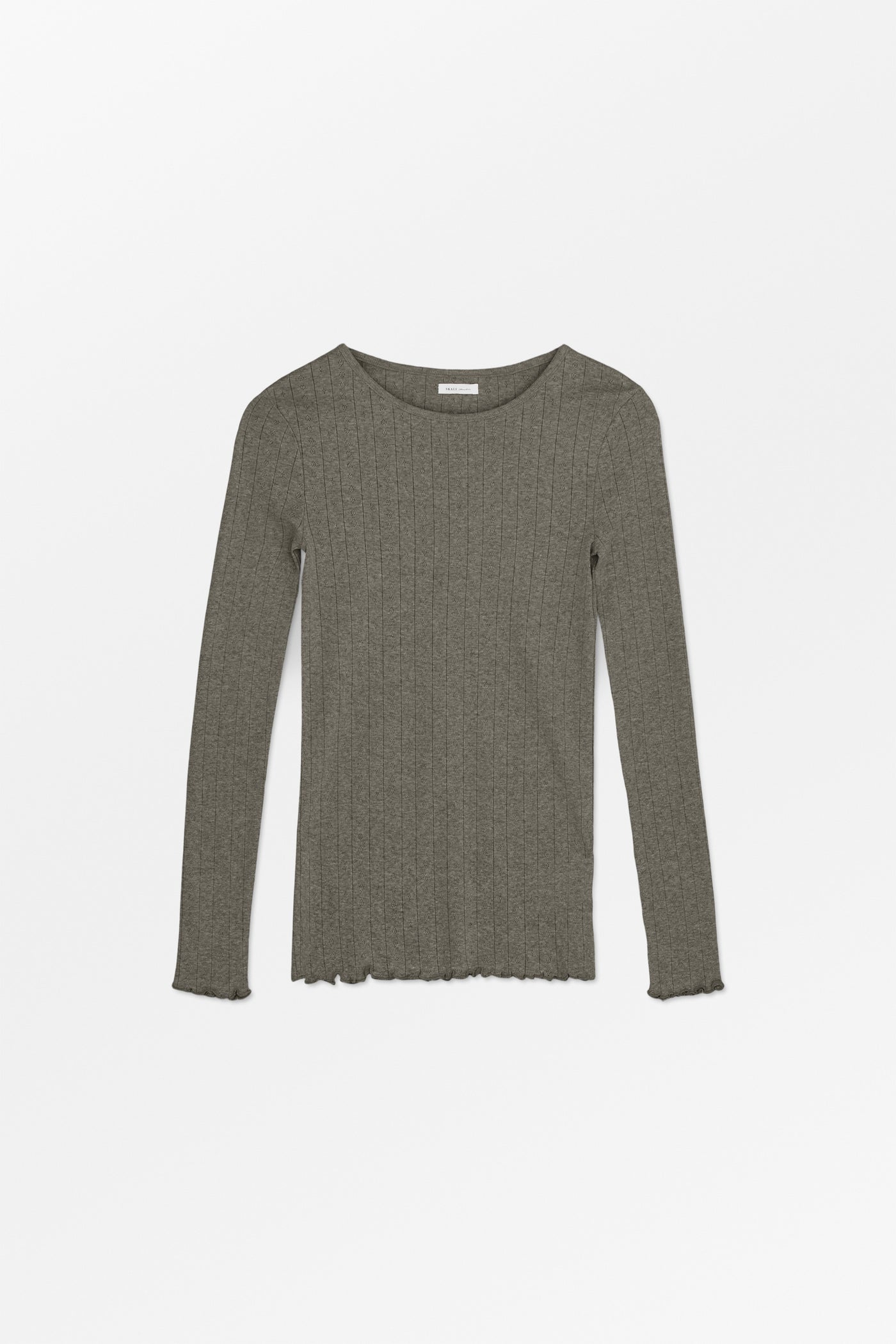 Skall Studio Edie blouse Tee Brown mélange