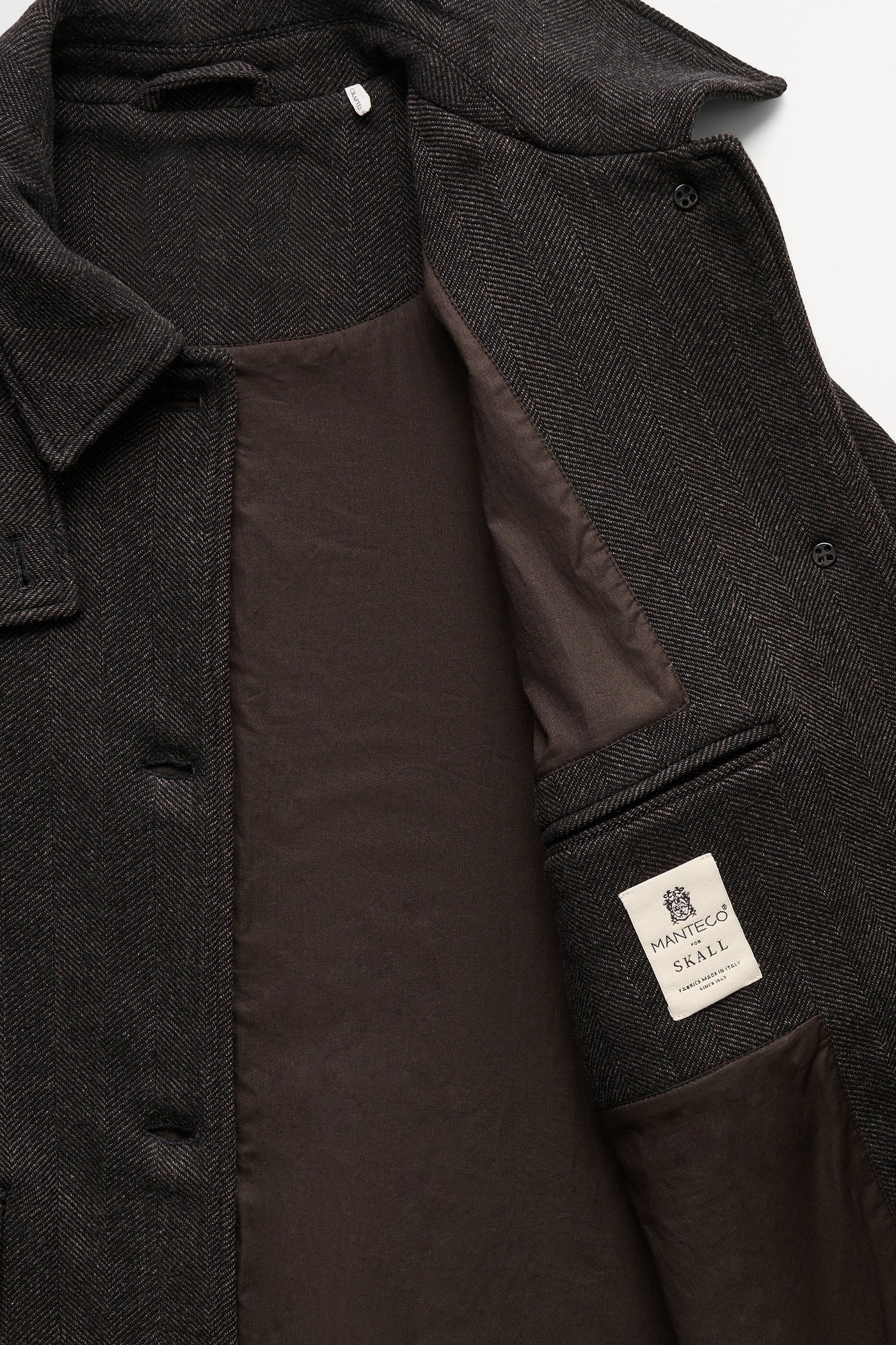 Skall Studio Ernest coat Coat Brown herringbone