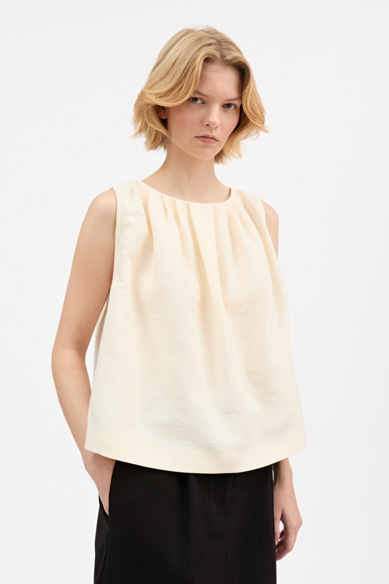 Skall Studio Ethel top Top Ecru