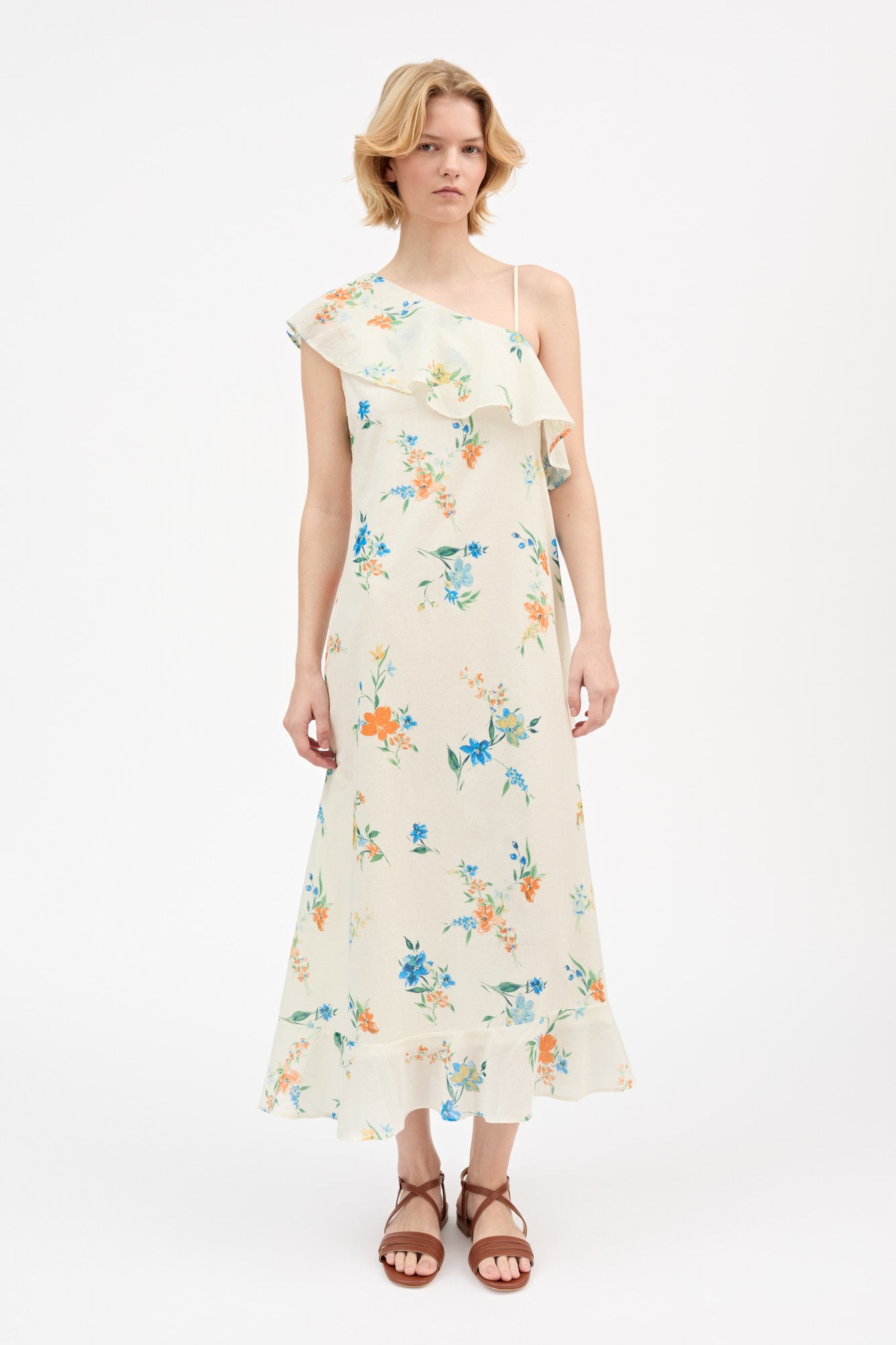 Skall Studio Fiore offshoulder dress Dress Flower bouquet