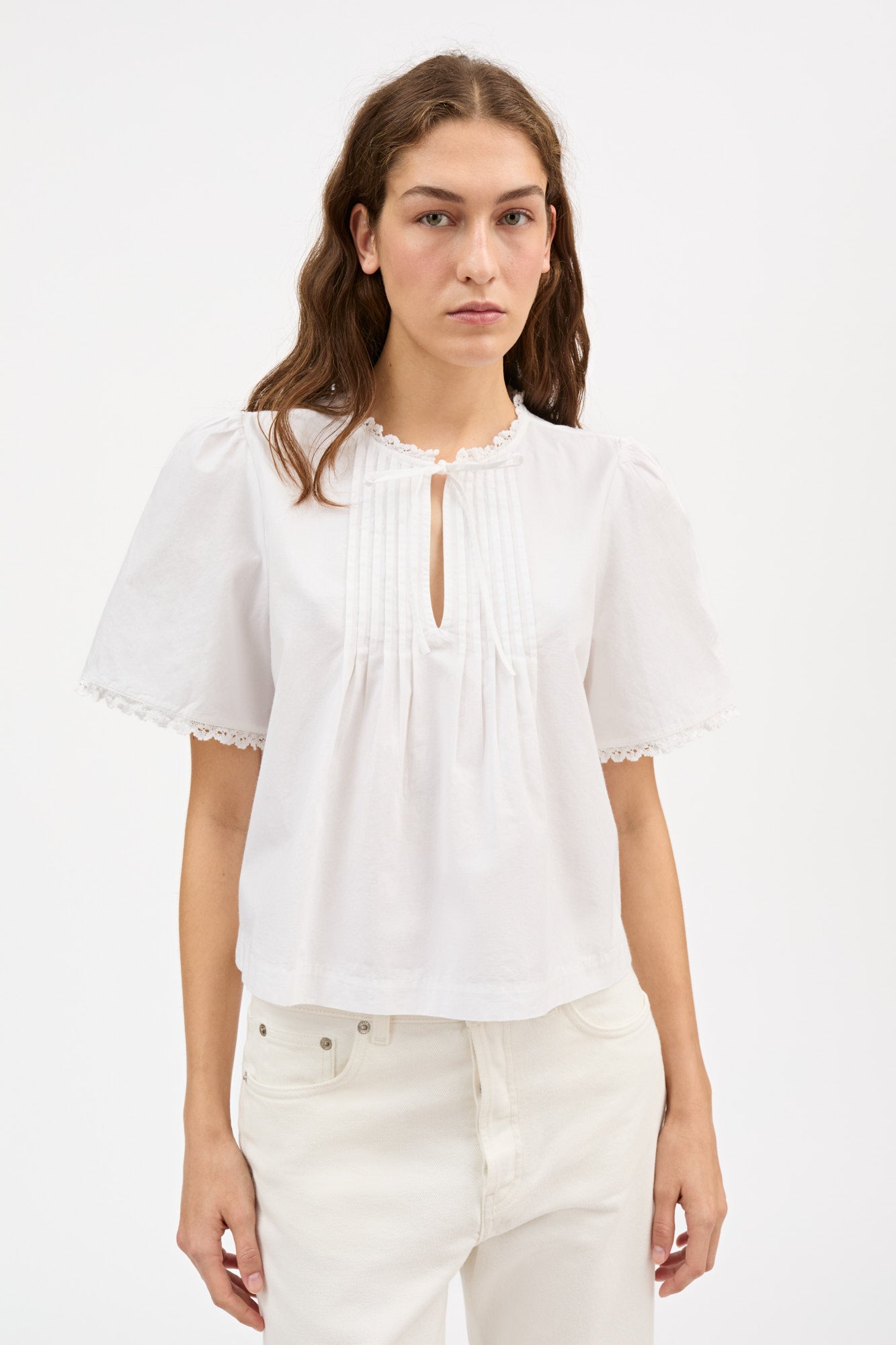 Skall Studio Freesia blouse Blouse Optic white