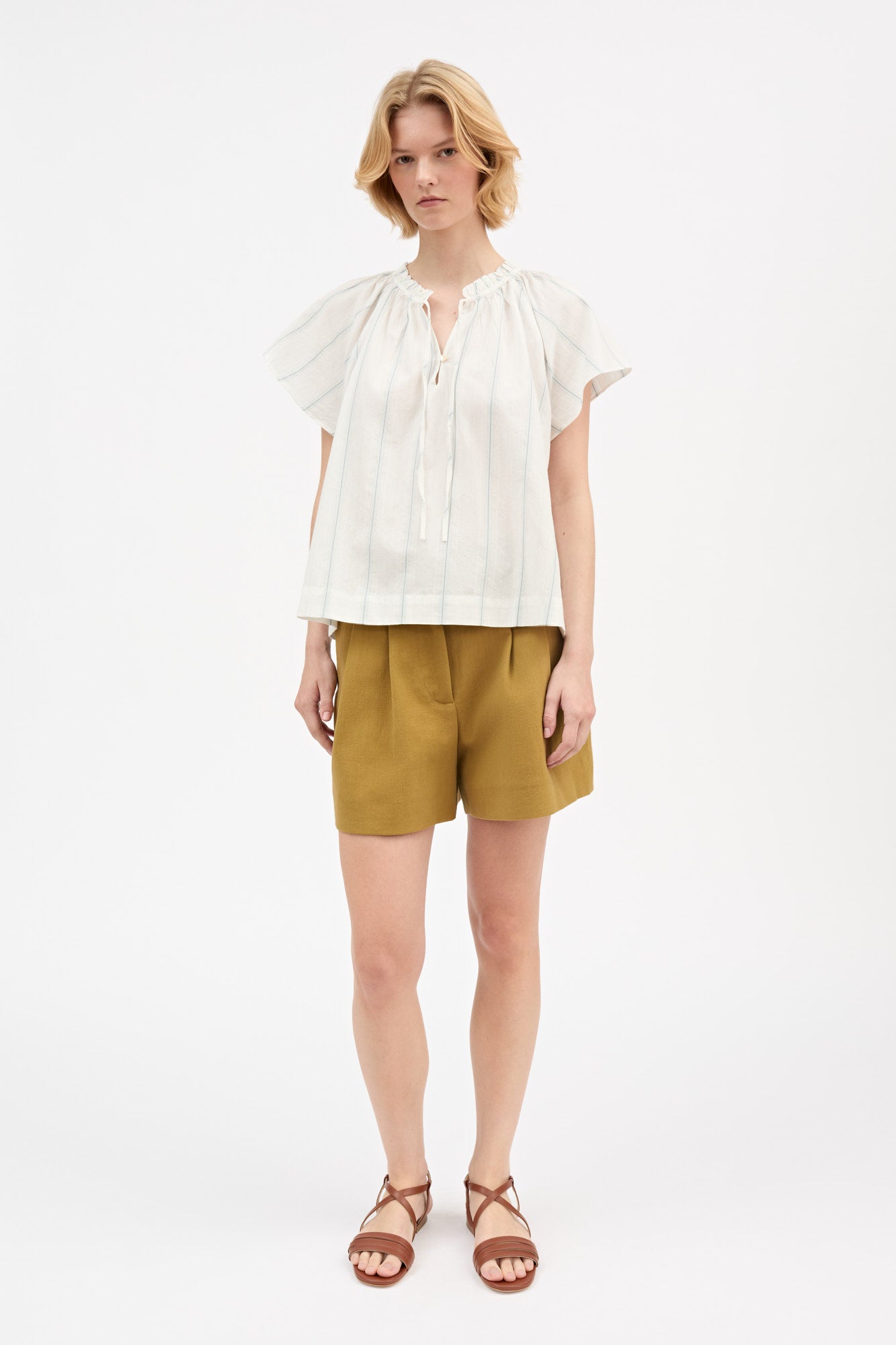 Skall Studio Gabrielle blouse Blouse White/Navy stripe