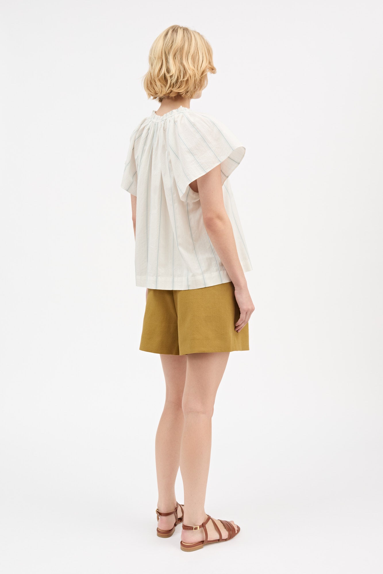 Skall Studio Gabrielle blouse Blouse White/Navy stripe