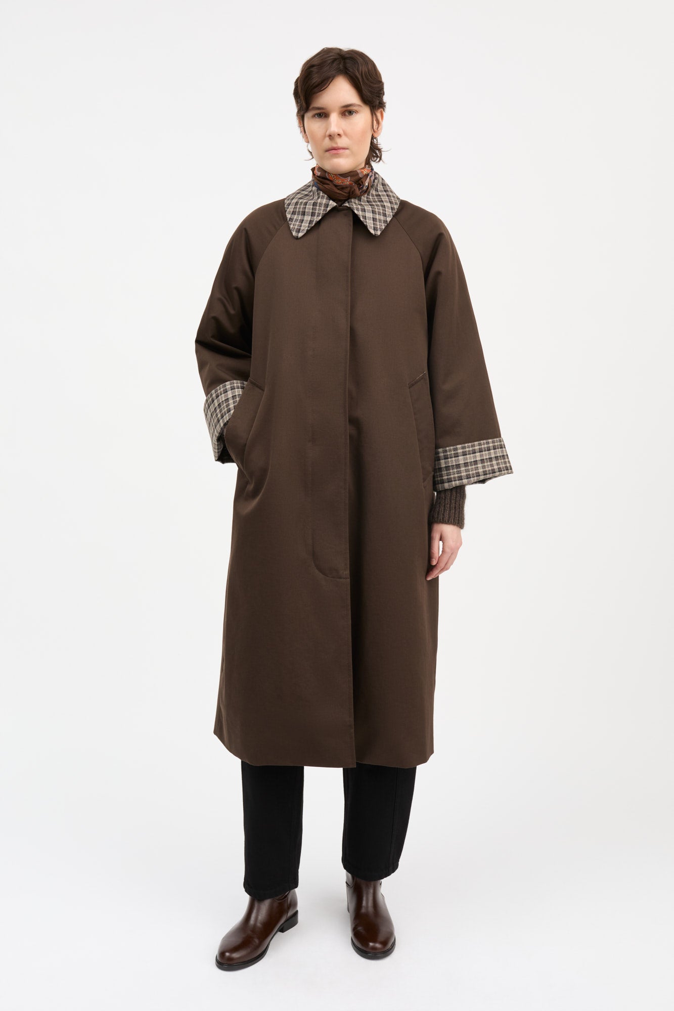 Skall Studio Gaby coat Coat Coco brown