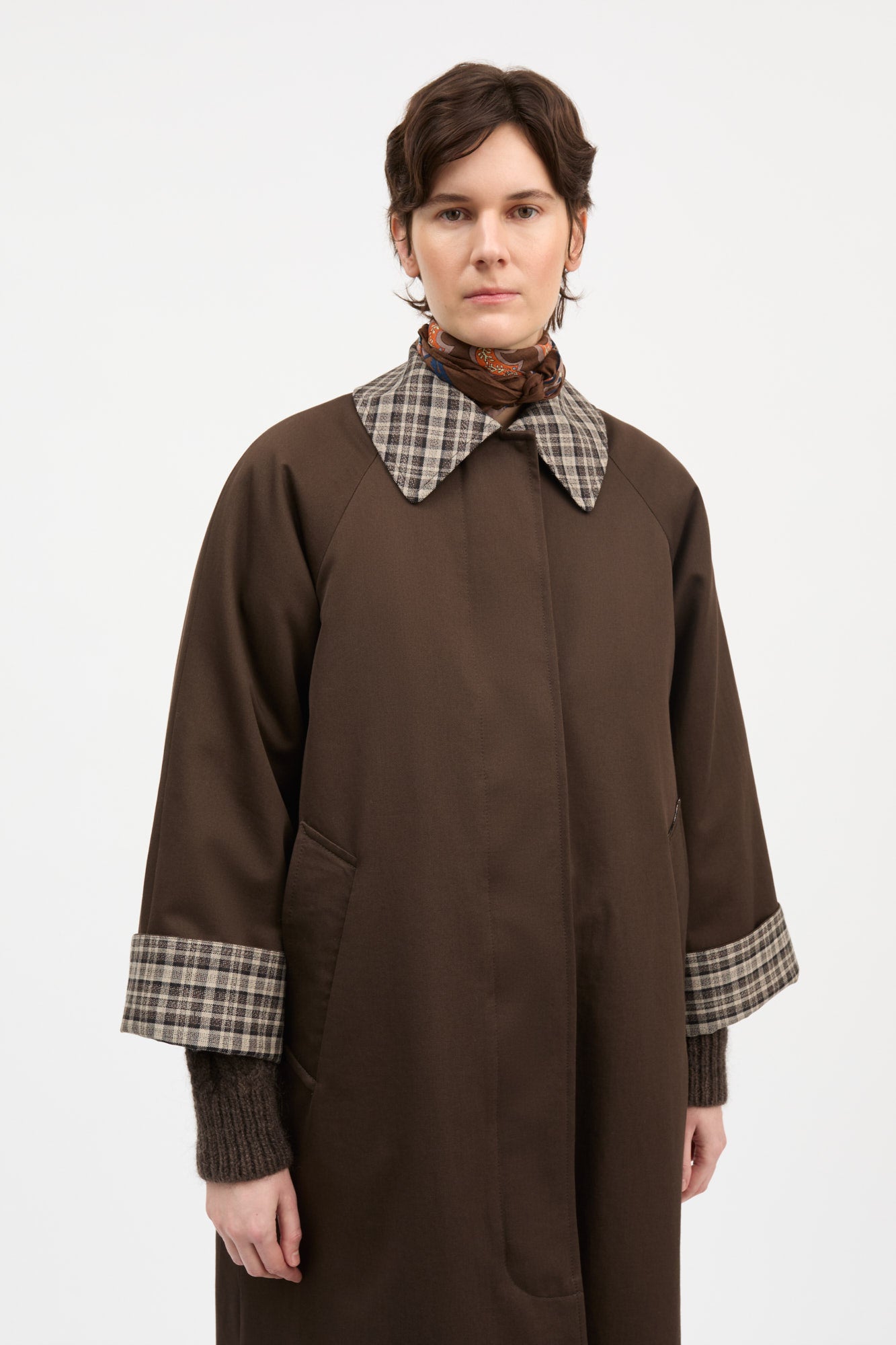 Skall Studio Gaby coat Coat Coco brown