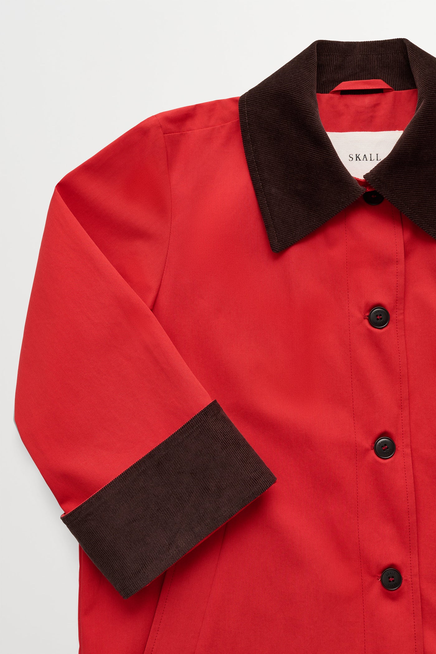 Skall Studio Gaby mac coat Coat Aurora red
