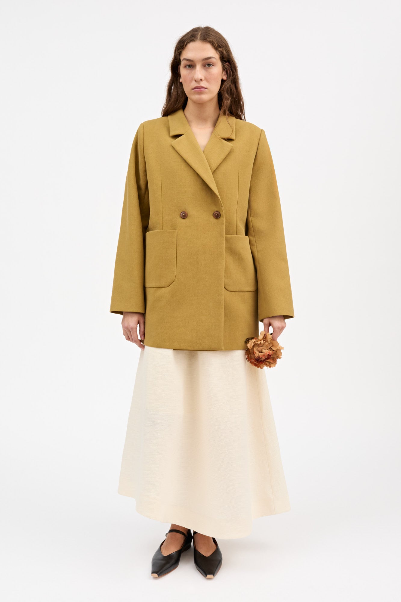 Skall Studio James blazer Blazer Green curry
