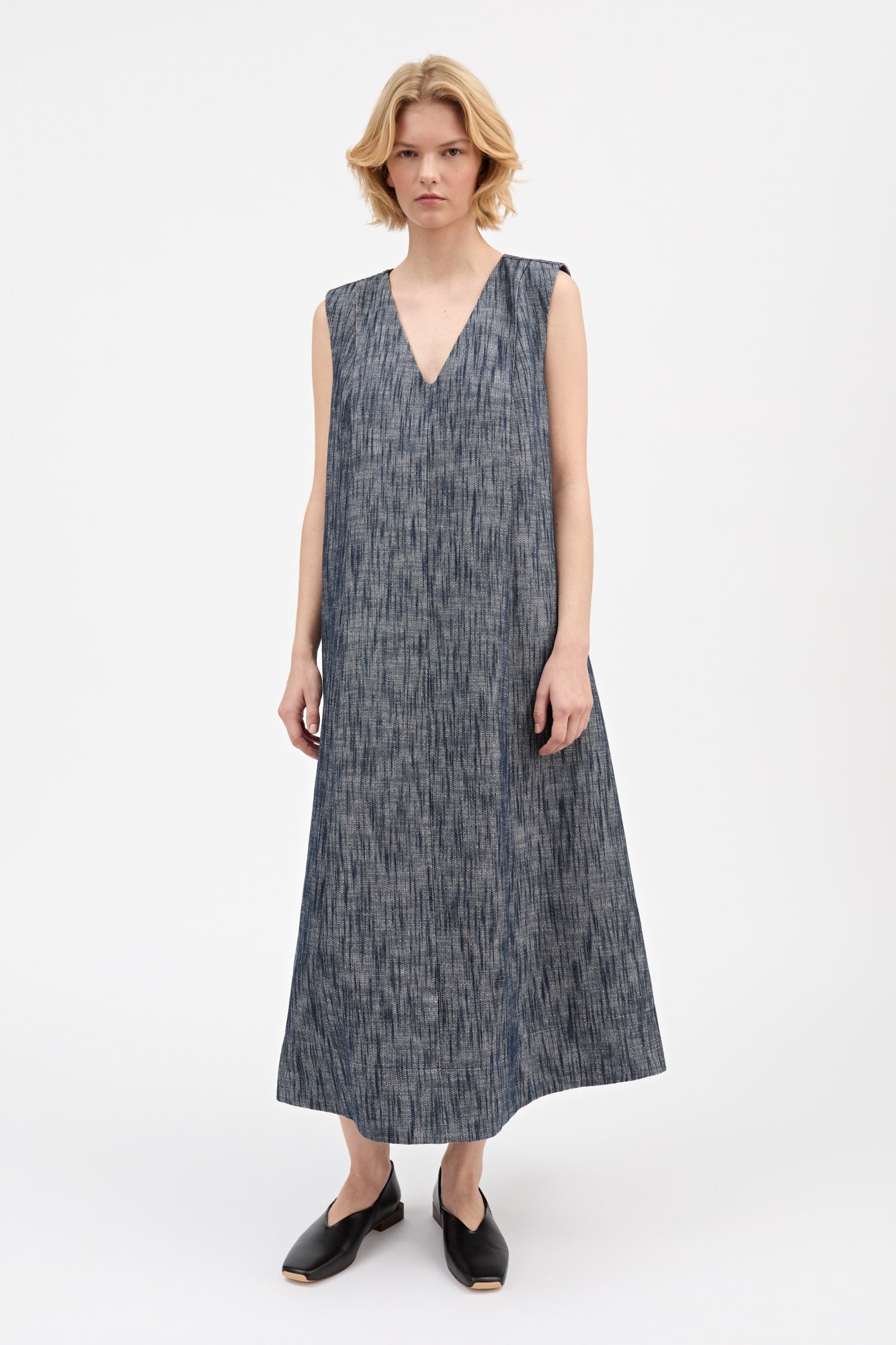 Skall Studio Jo dress Dress Indigo/Linen