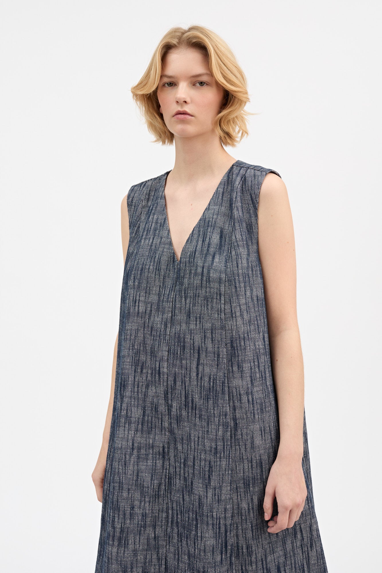 Skall Studio Jo dress Dress Indigo/Linen