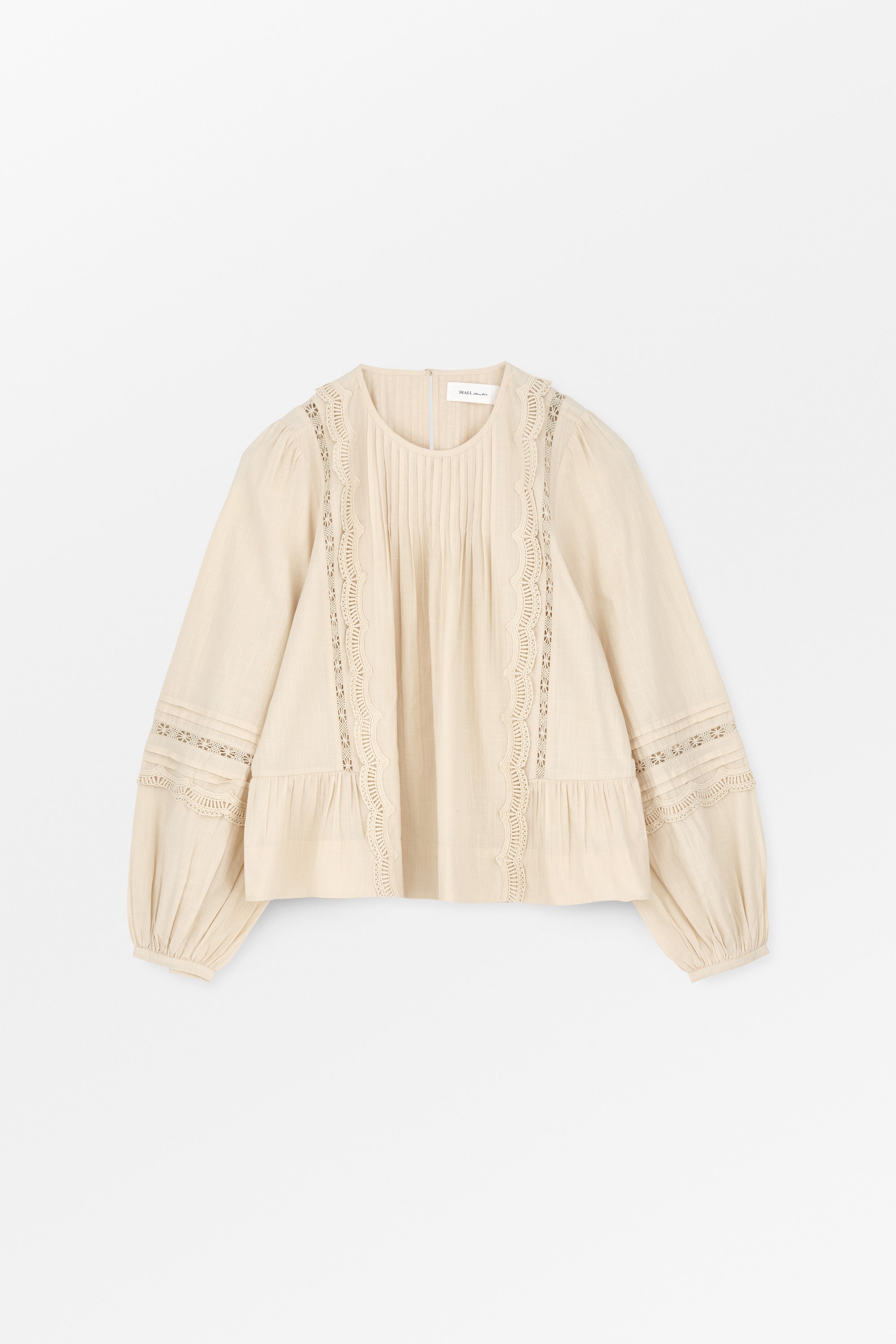 Skall Studio Leaf blouse Blouse Antique beige