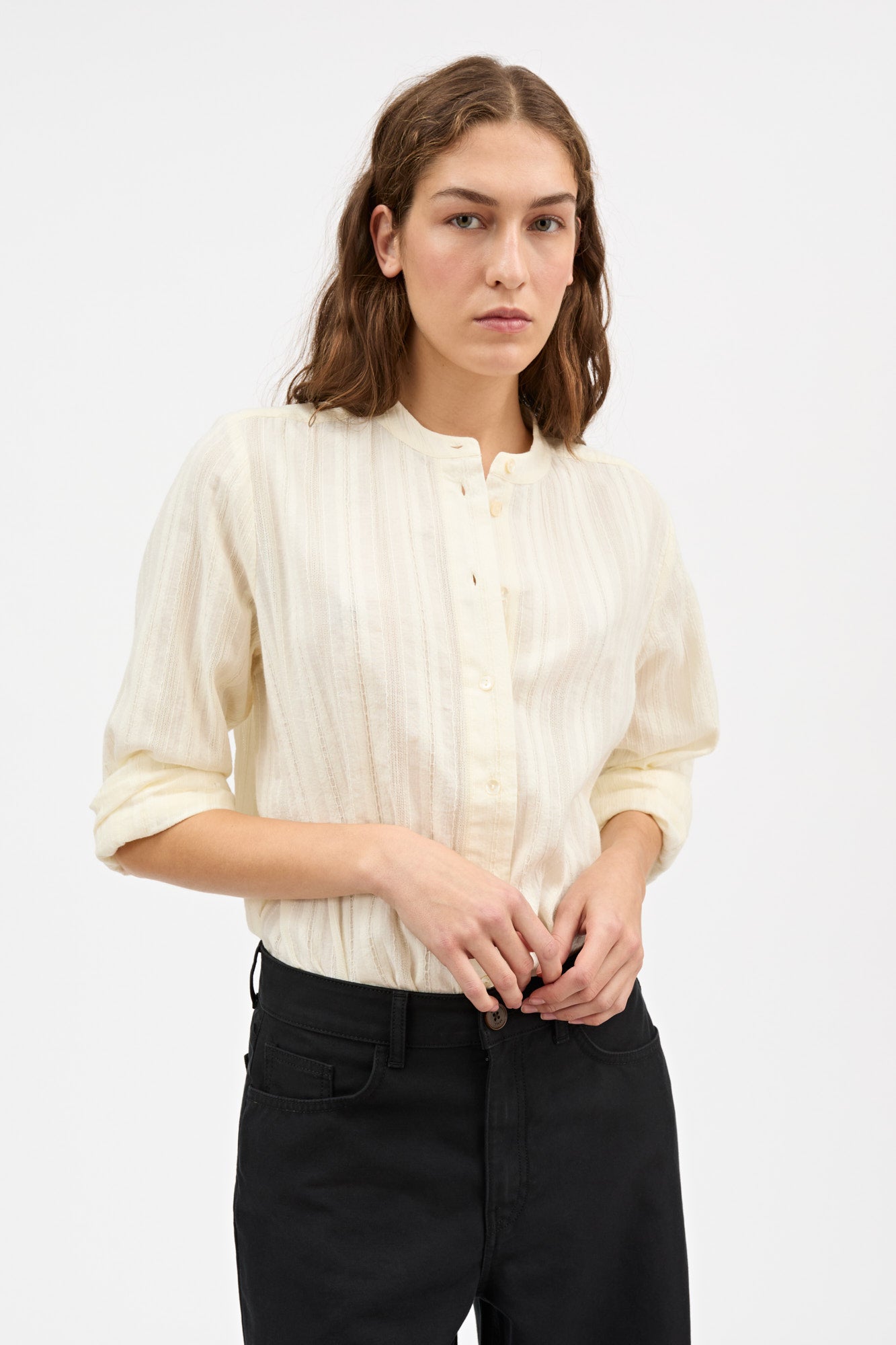 Skall Studio Leanne shirt Shirt Light Cream