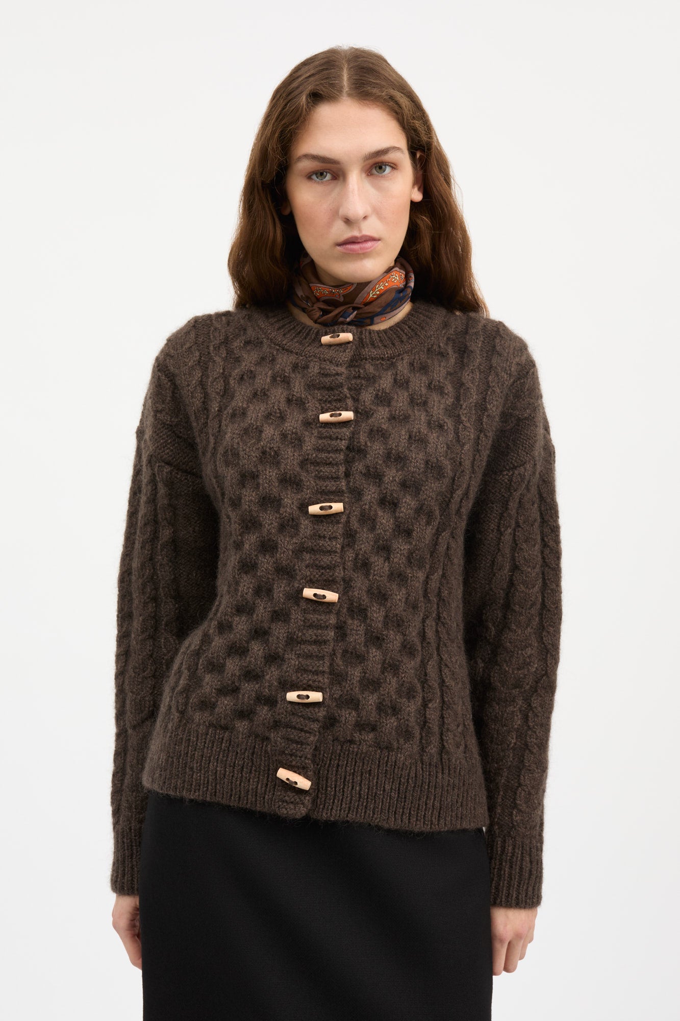 Skall Studio Lennox cardigan Cardigan Dark brown