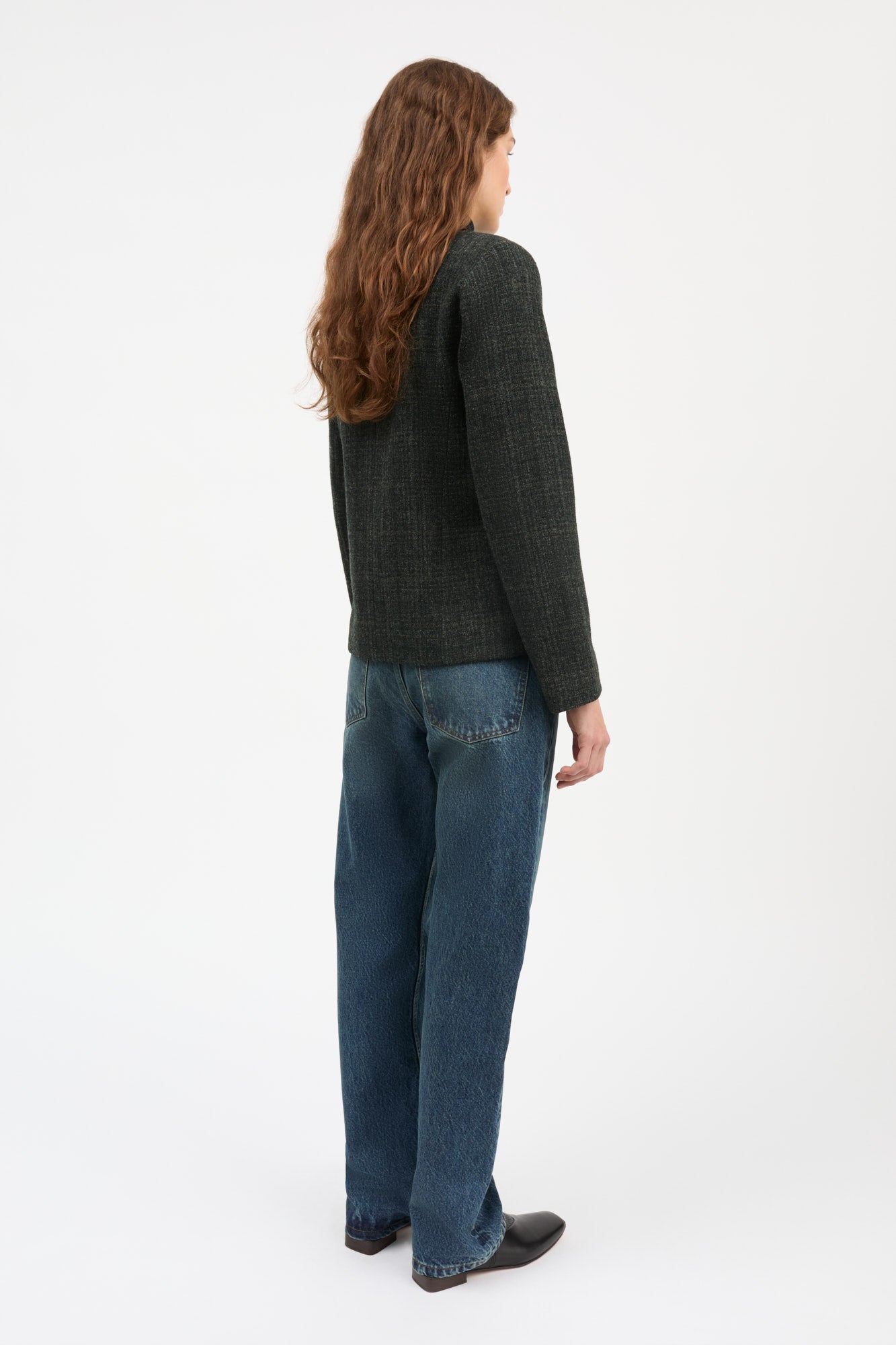 Skall Studio Mabel jacket Jacket Green check structure