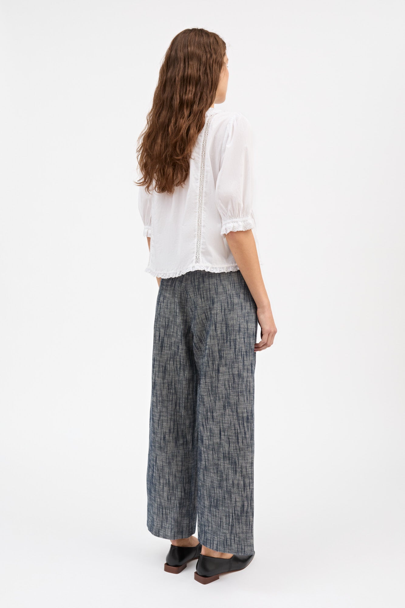 Skall Studio Magnolia short sleeve blouse Blouse Optic white