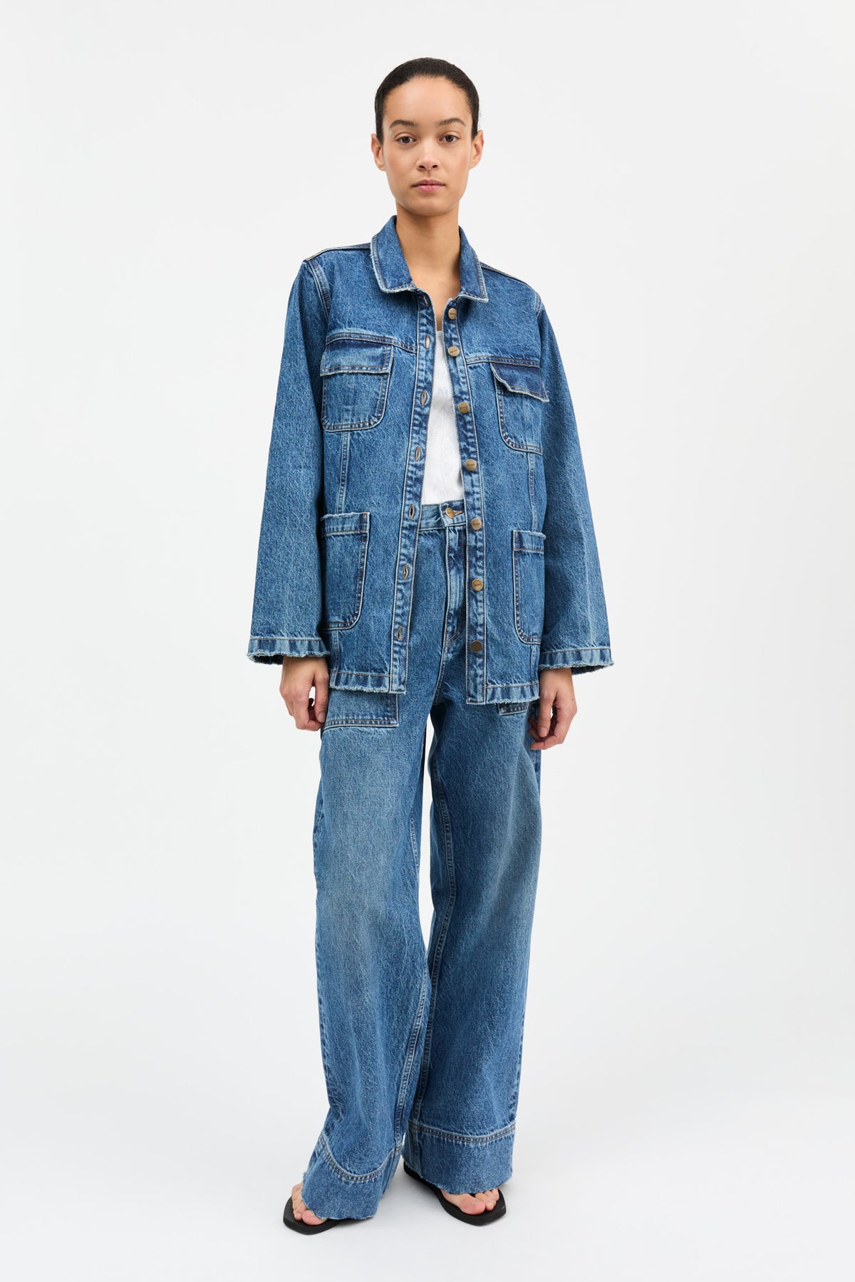 Skall Studio Margaux shirt Shirt Slouchy blue