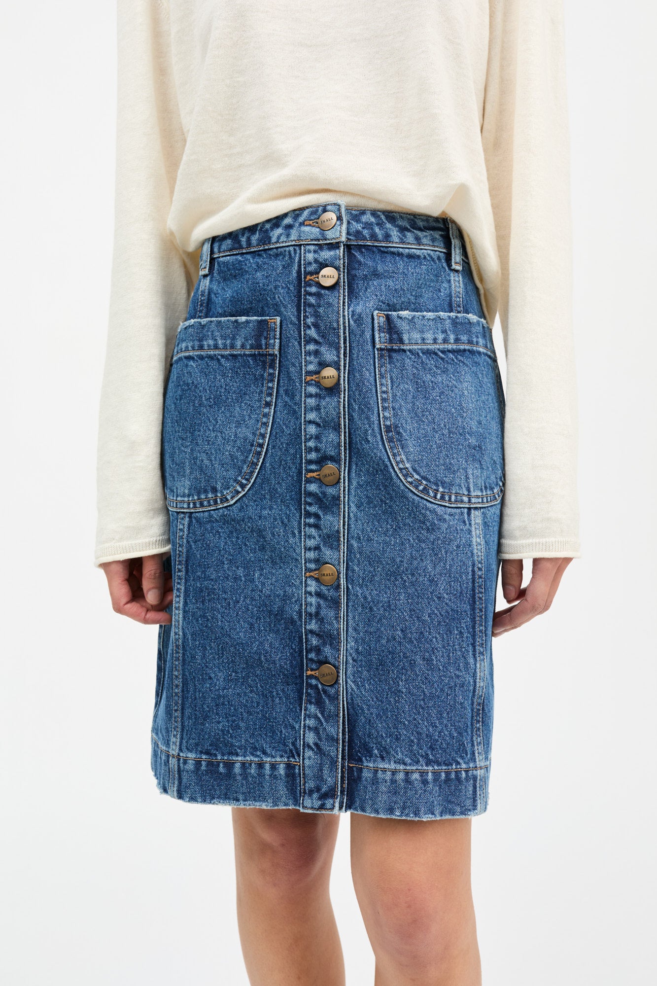 Skall Studio Margaux skirt Skirt Slouchy blue