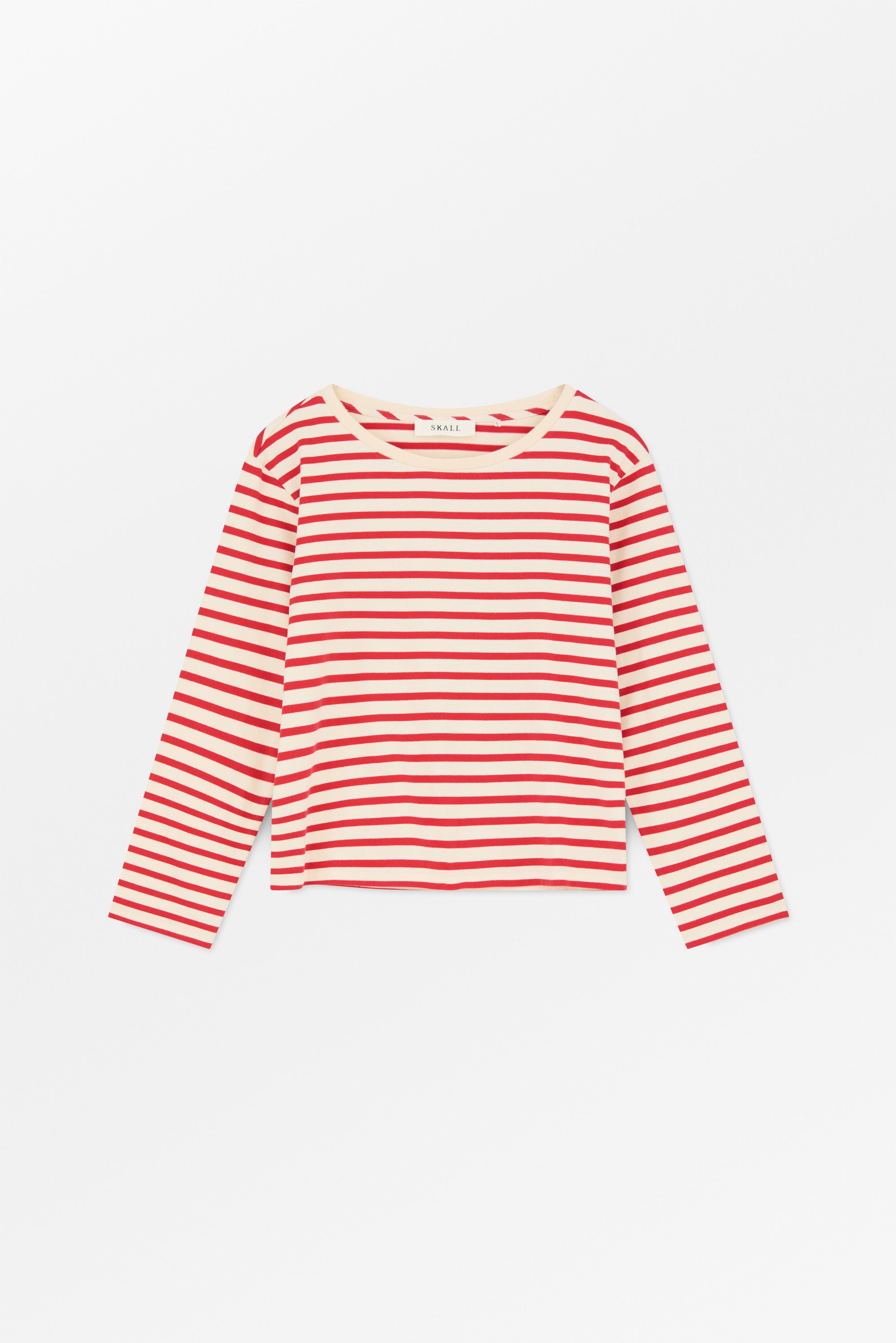 Skall Studio Marron oversized blouse Blouse Off white/Red stripe