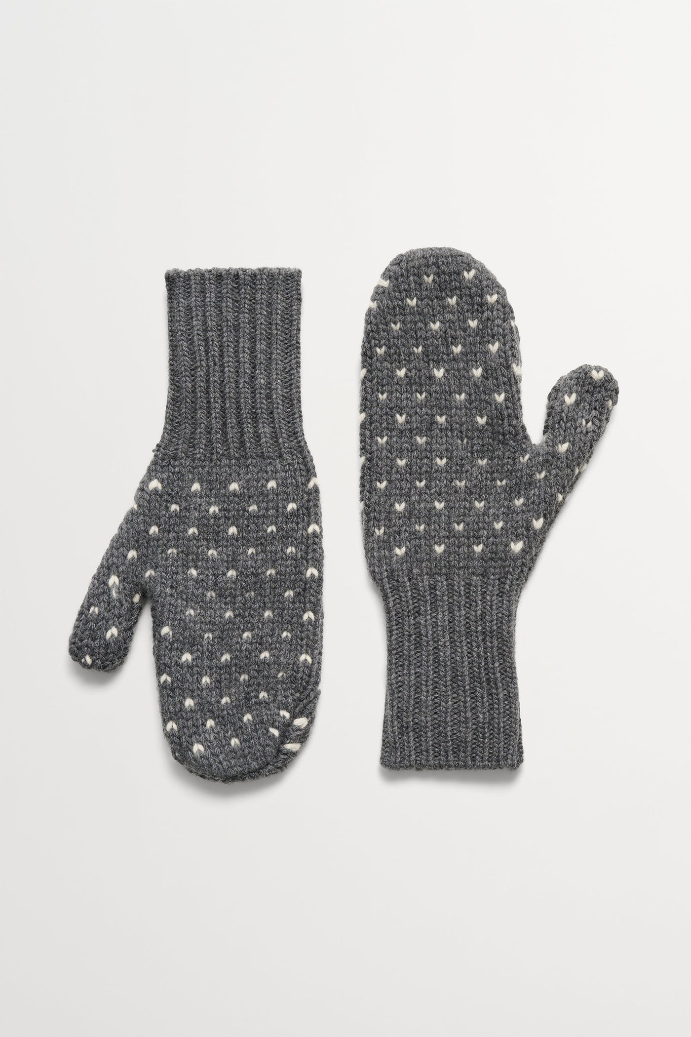 Skall Studio Misty mittens Mittens Grey jacquard