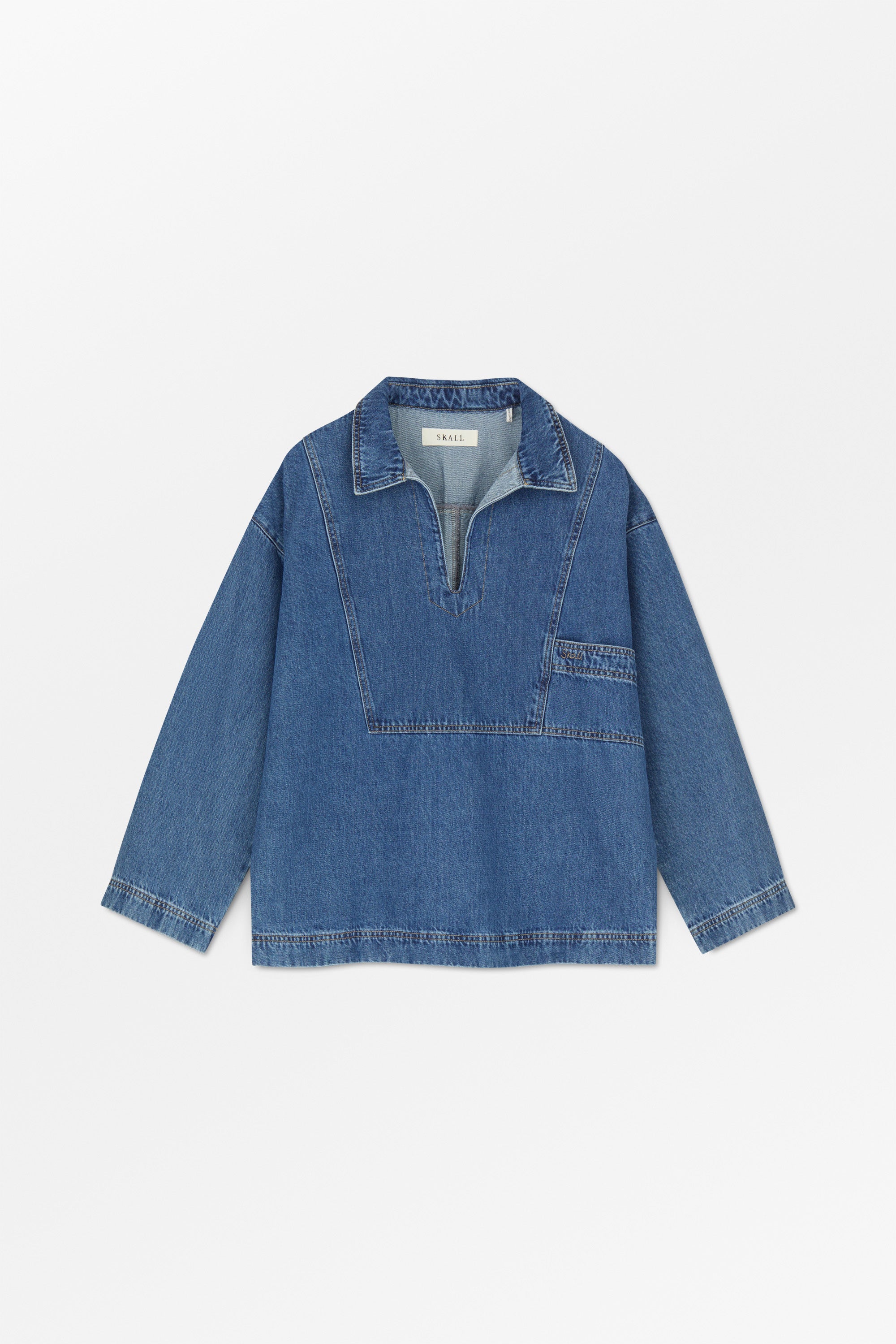 Skall Studio Norma blouse Blouse Slouchy blue