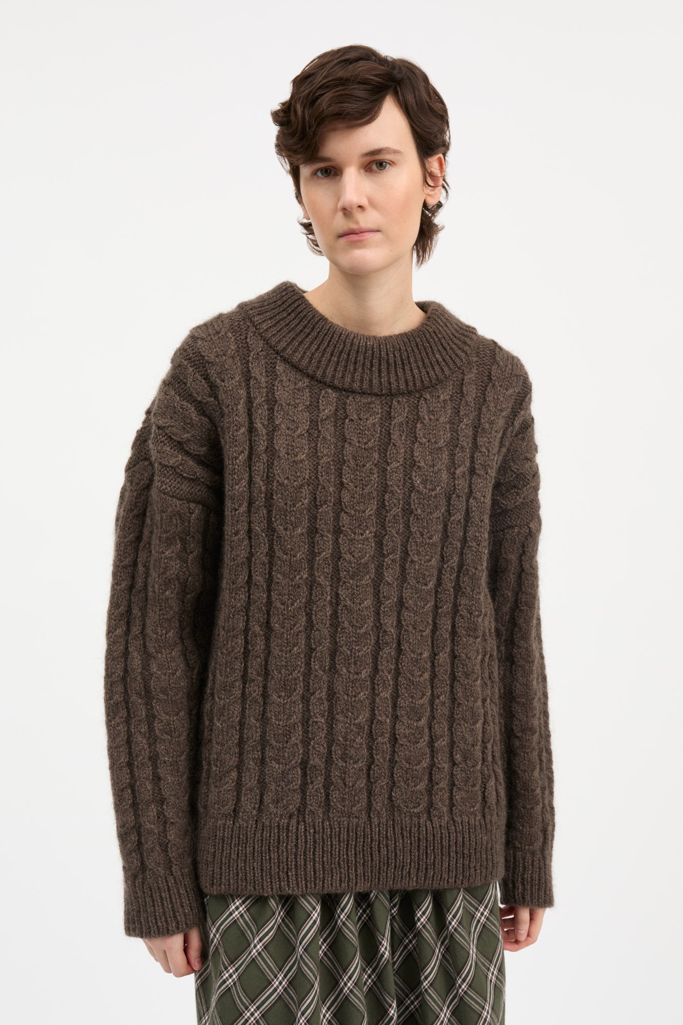 Skall Studio Ono jumper Jumper Dark brown