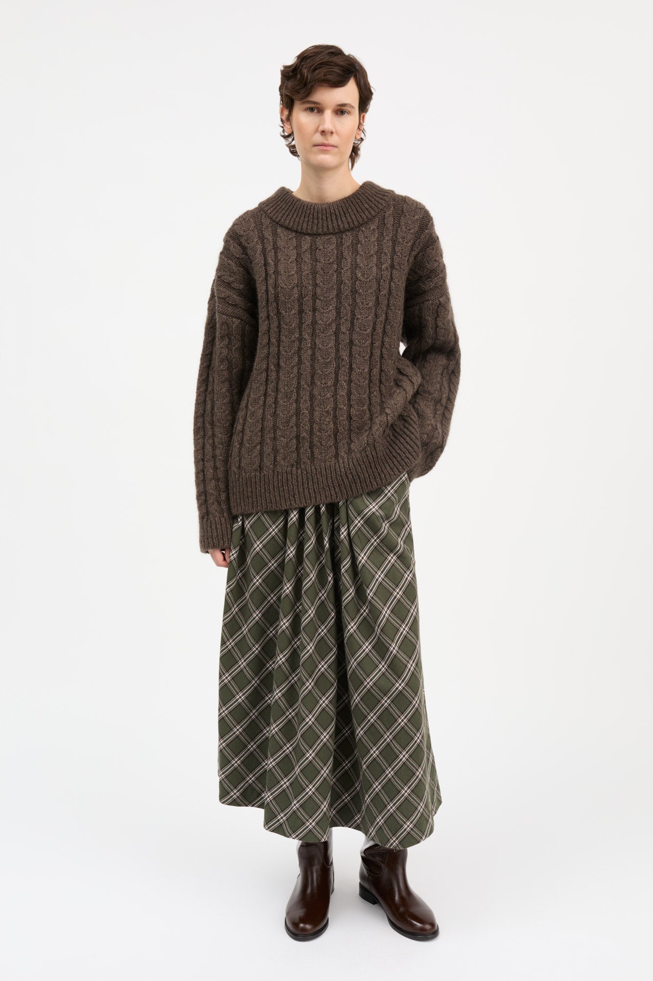 Skall Studio Ono jumper Jumper Dark brown