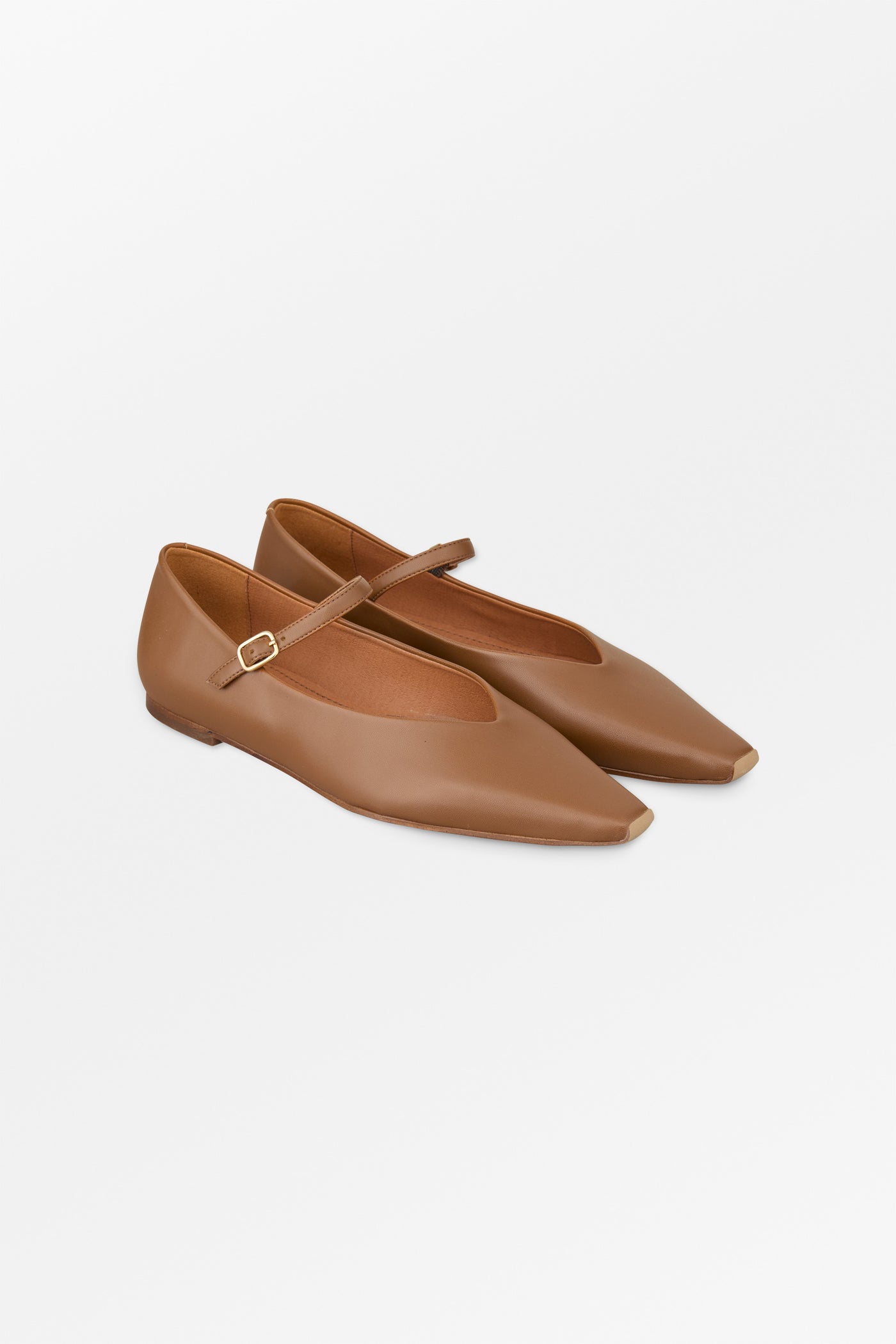 Skall Studio Pointy mary jane Shoes Cognac