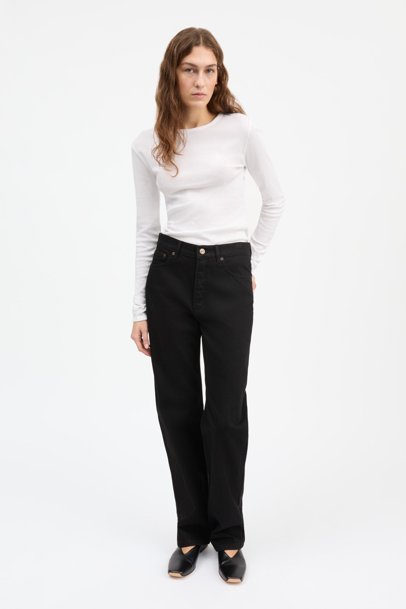Skall Studio Sharon straight jeans Jeans Black