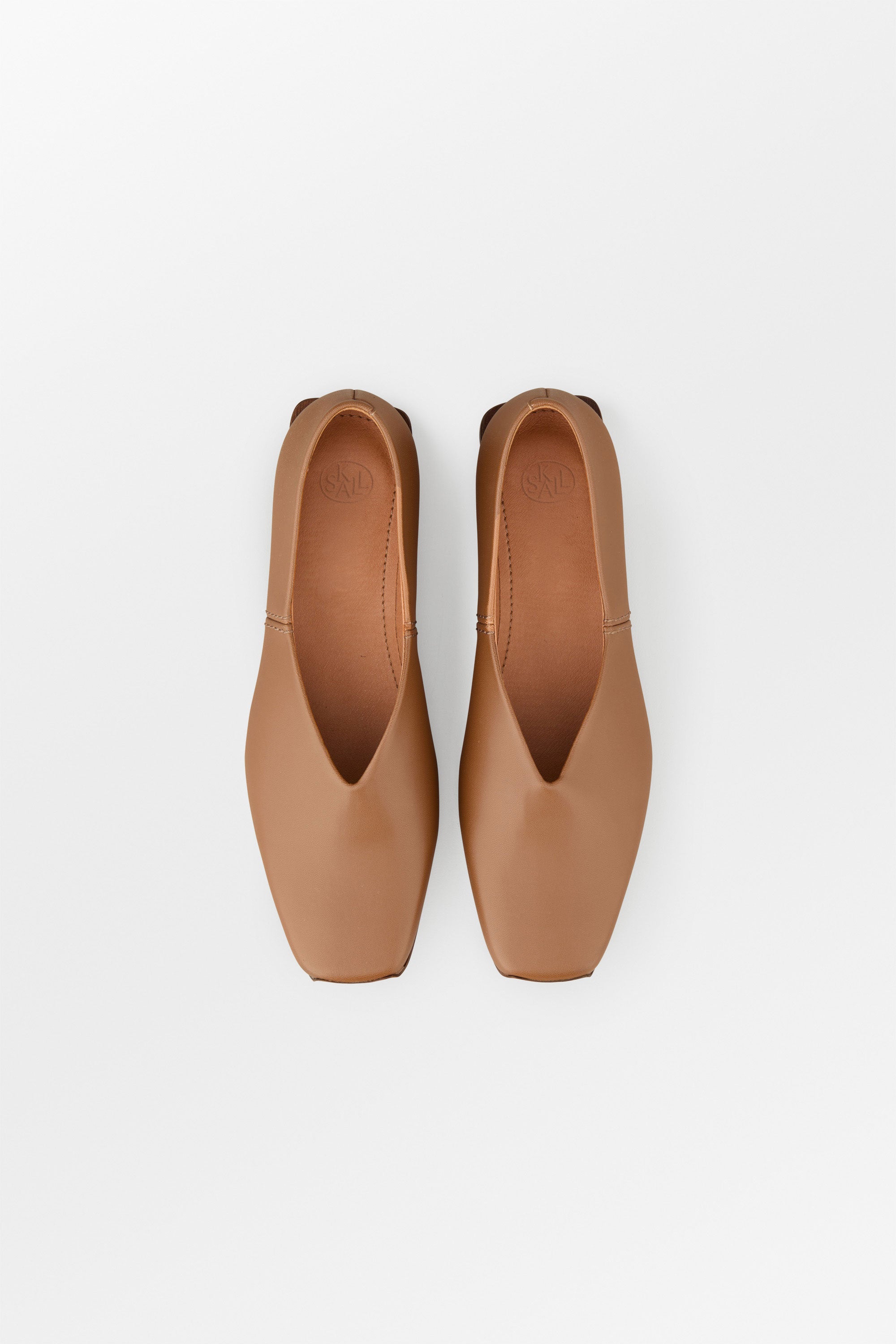 Skall Studio Square loafer Shoes Cognac