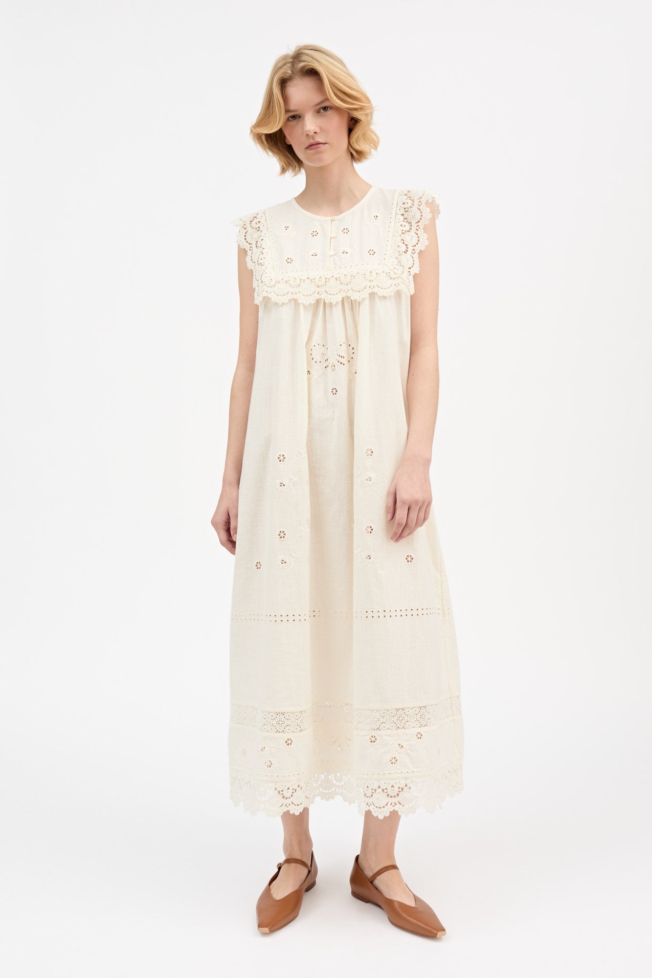 Skall Studio Tallulah dress Dress Antique white