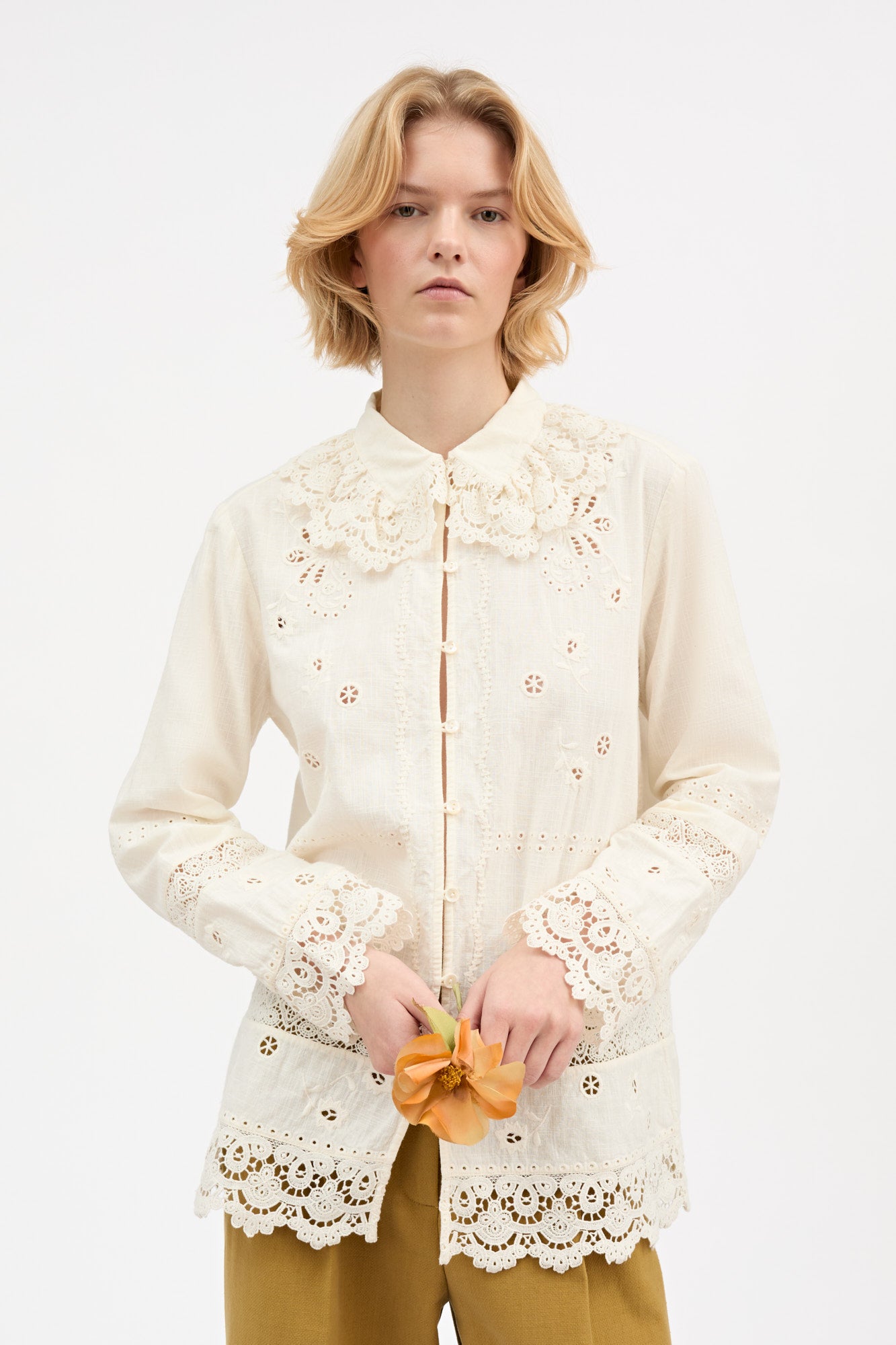 Skall Studio Tallulah shirt Shirt Antique white