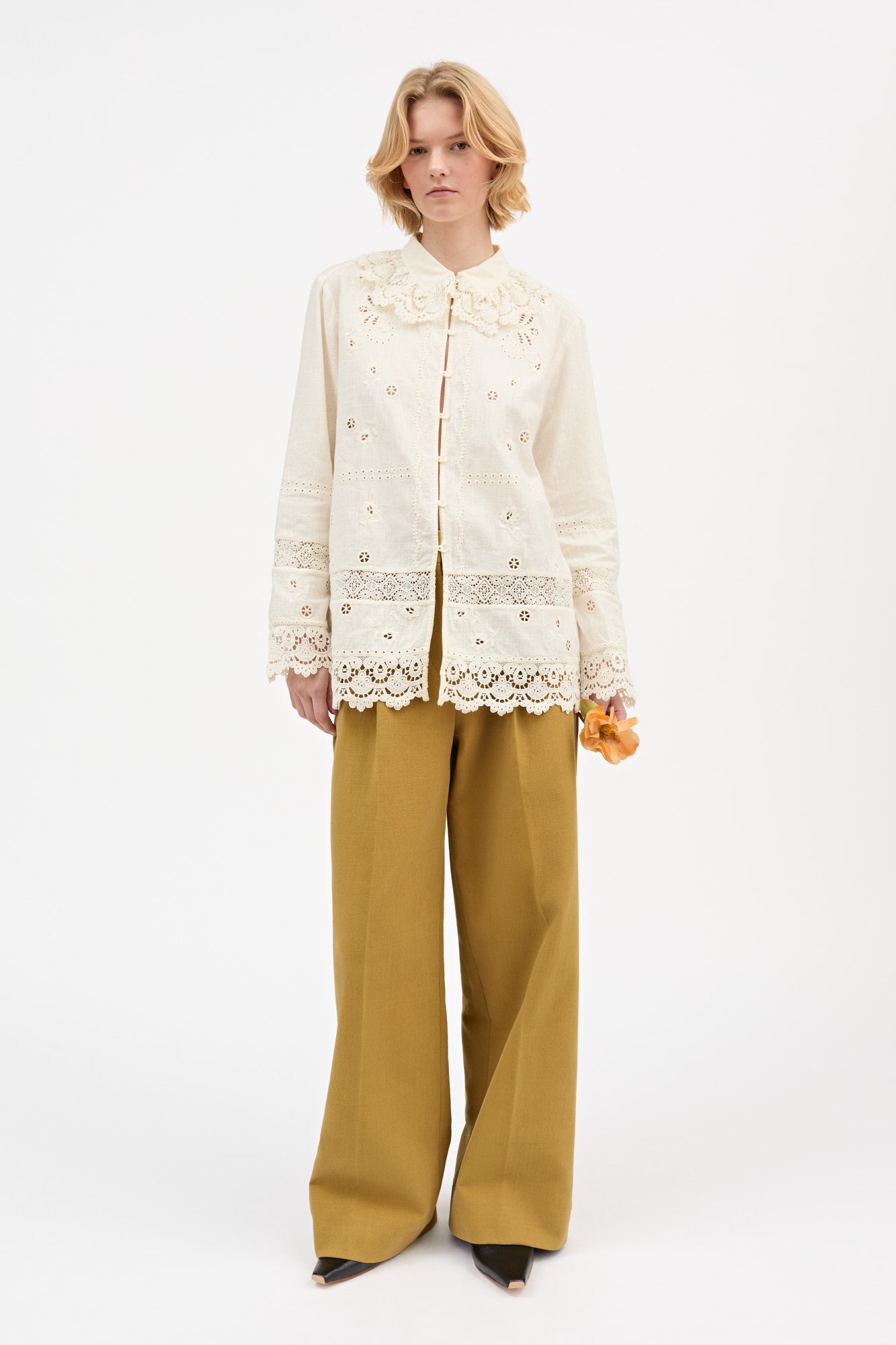 Skall Studio Tallulah shirt Shirt Antique white