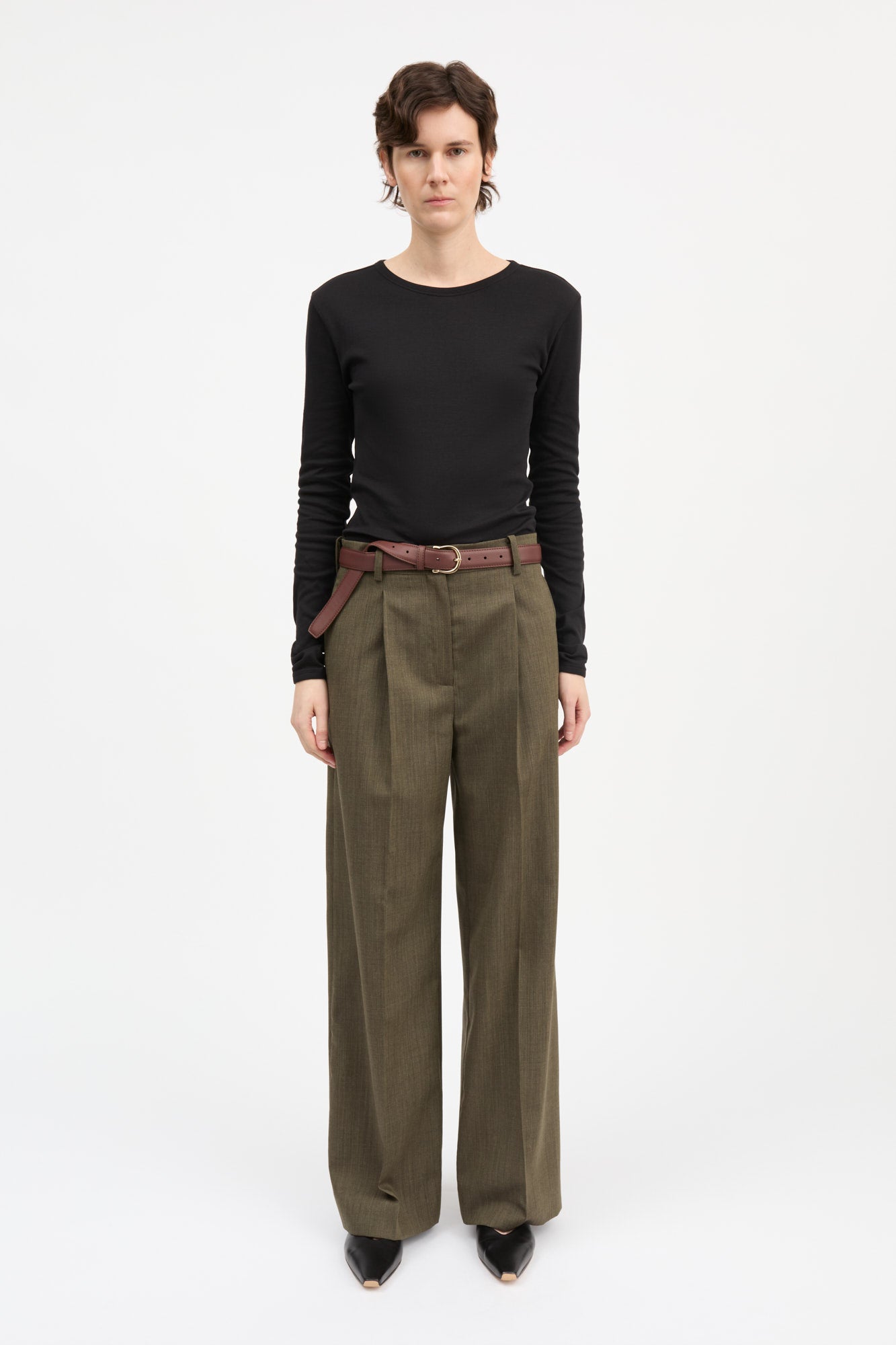 Skall Studio Thom trousers Pants Green branch